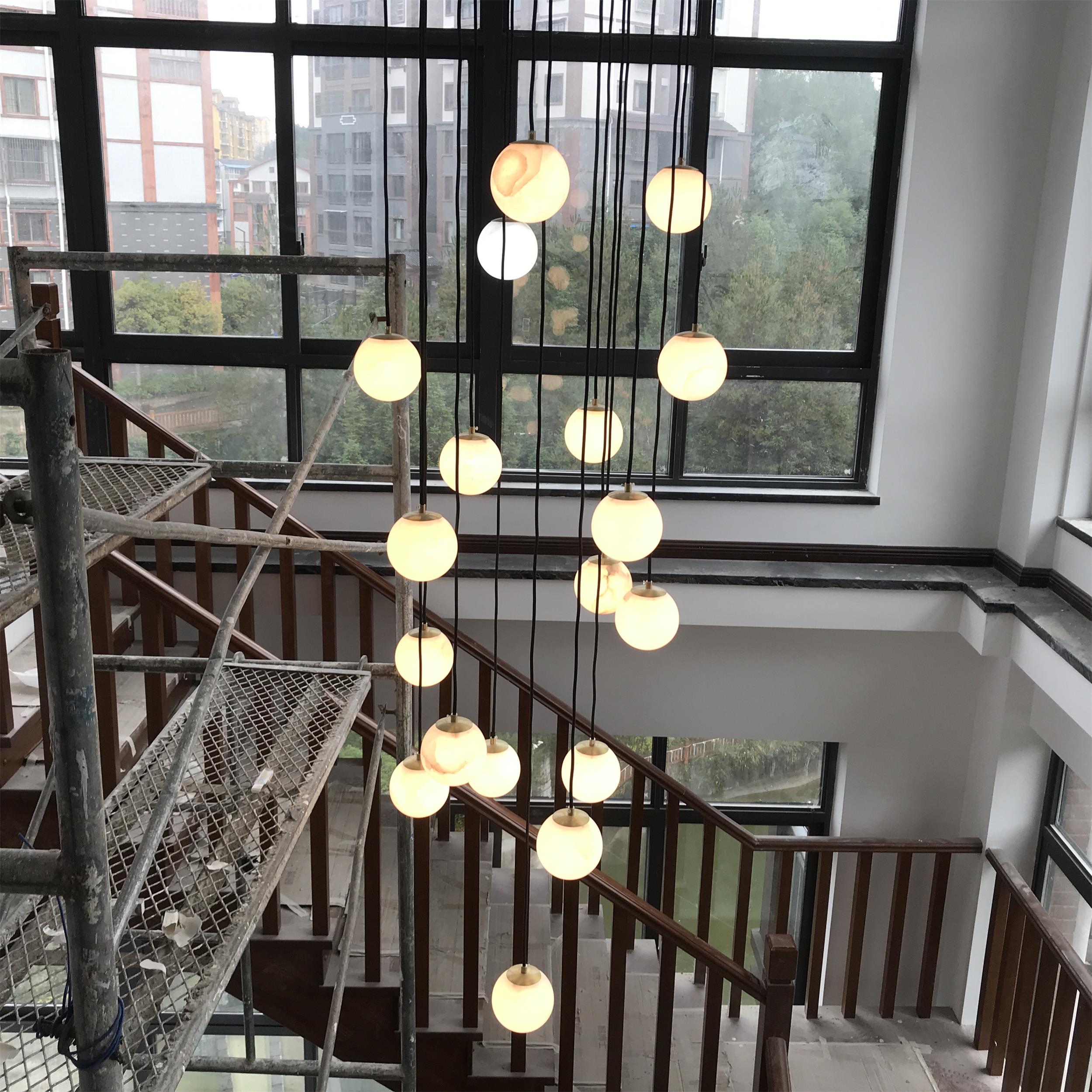 Alabaster Chandelier Balls Cluster - Neutralighting