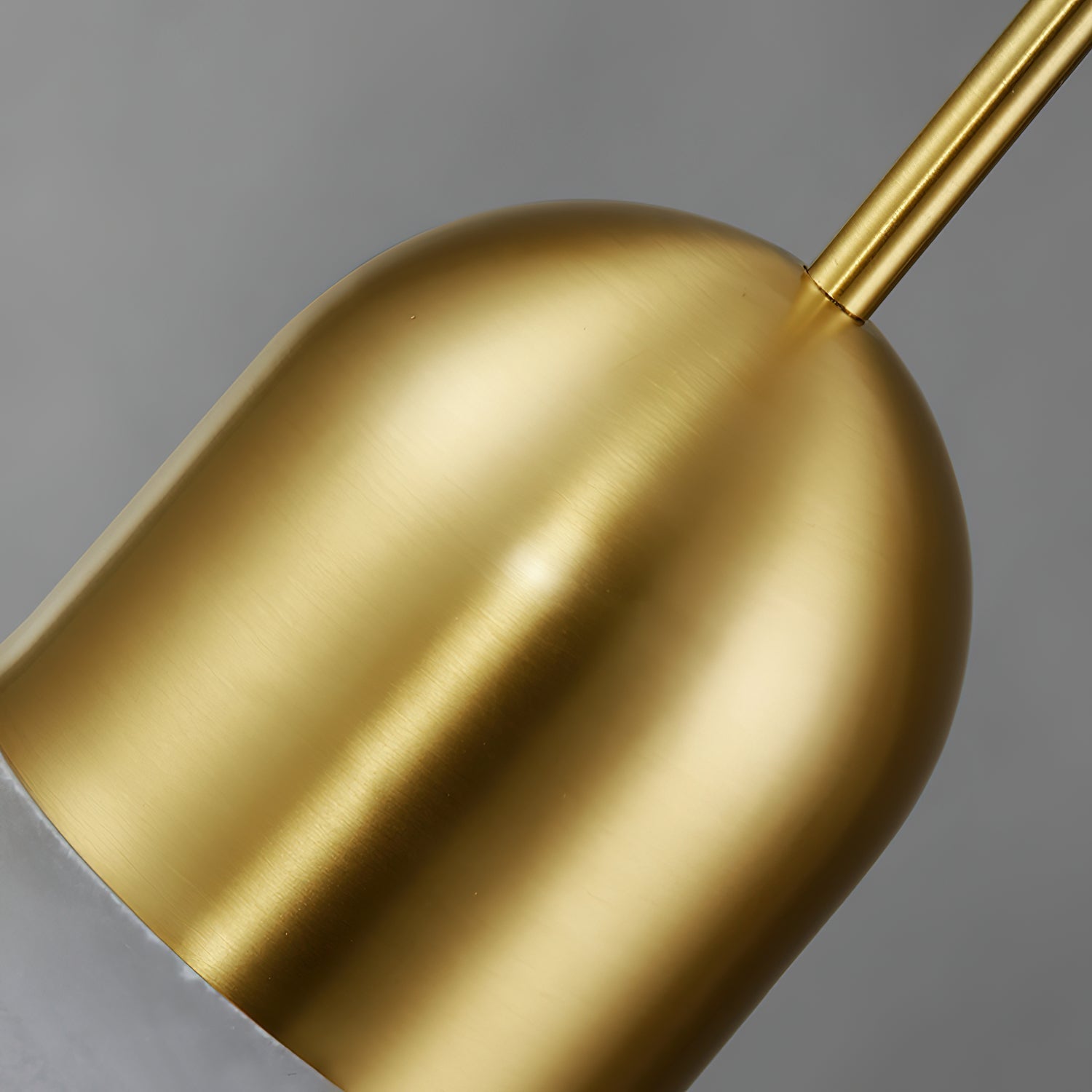 Himinuvye Alabaster Minimalist Bolus Brass Pendant Light - Neutralighting