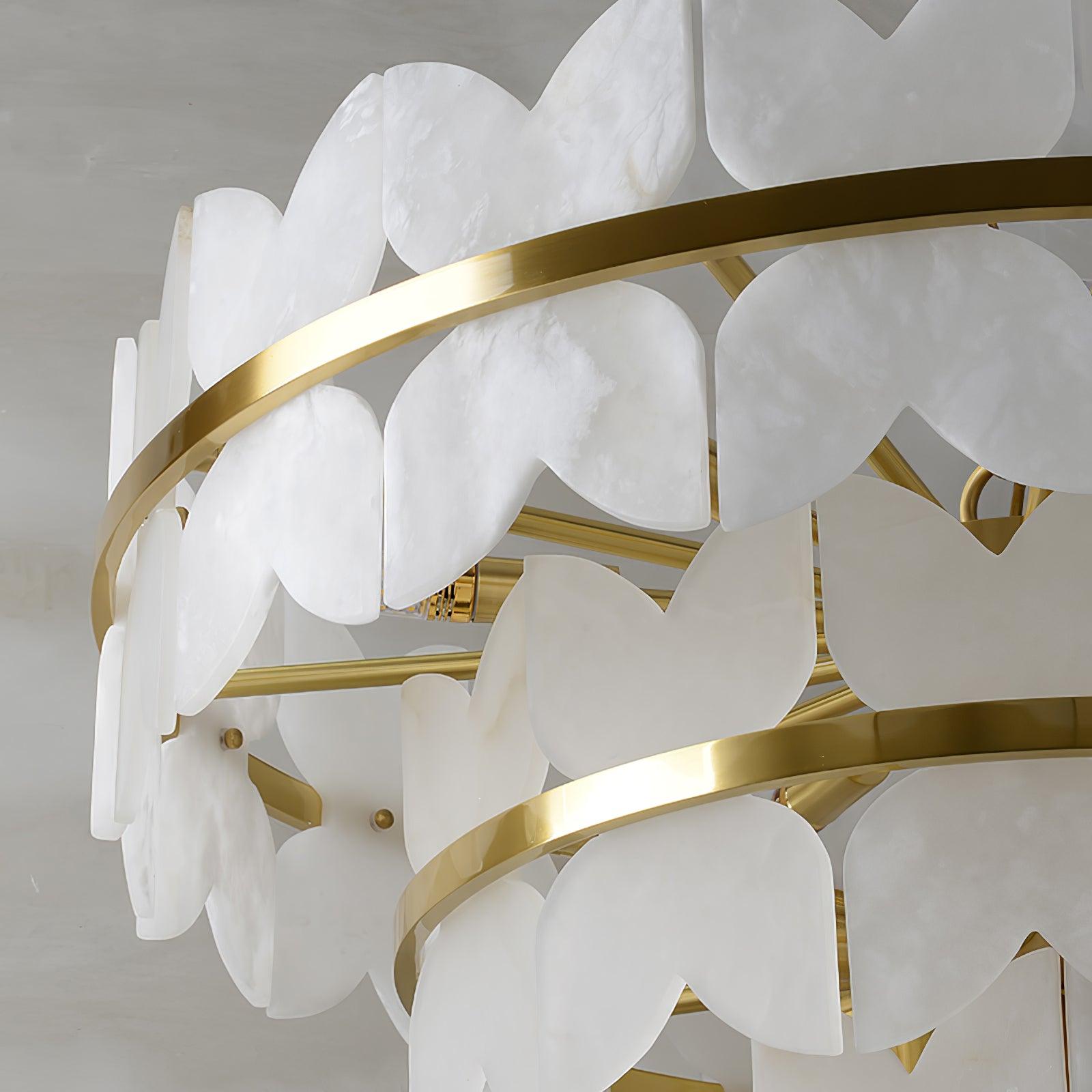 Seraphina Vintage Alabaster Chandelier - Neutralighting