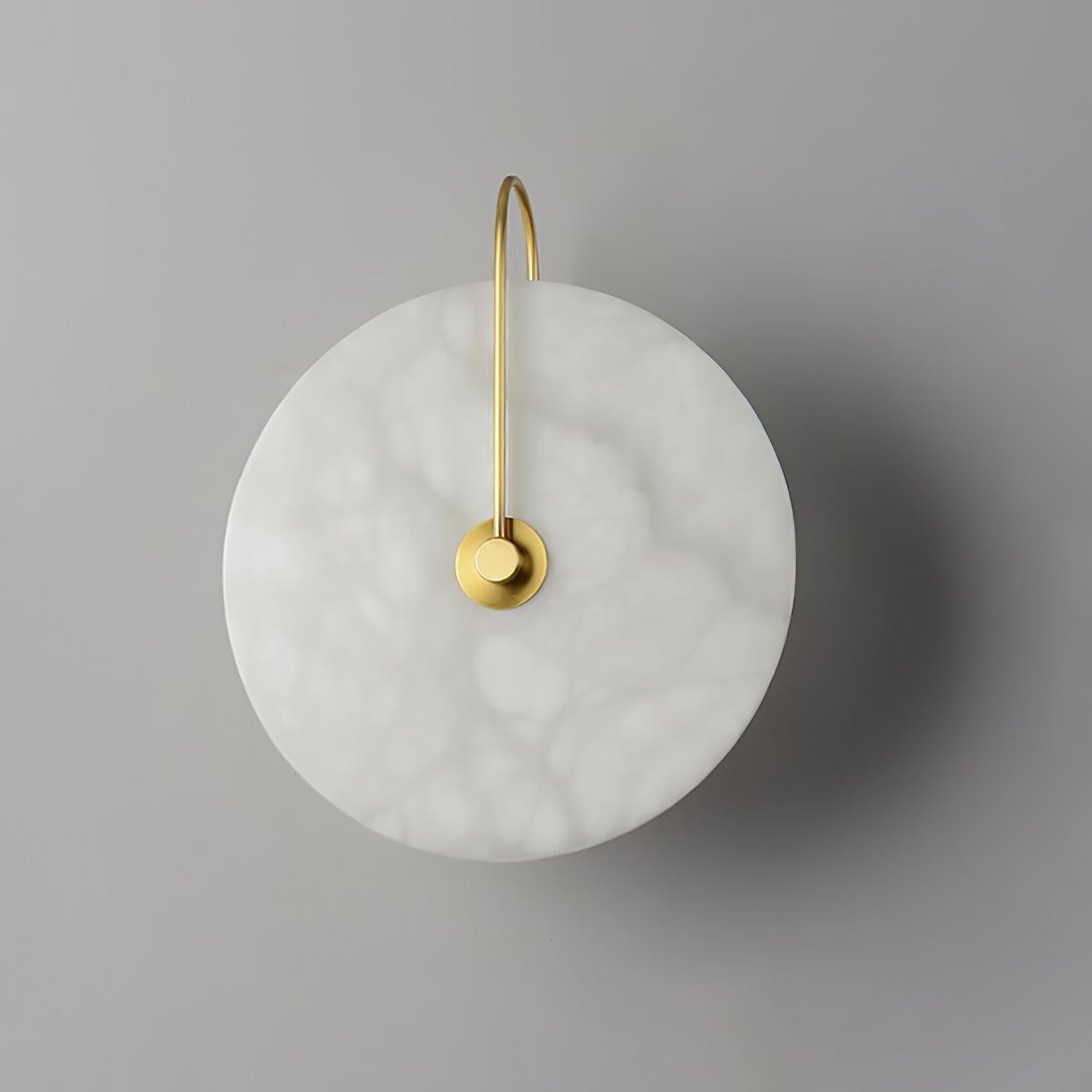 Kristy Alabaster LED Wall Lamp Round Iconic Circular - Neutralighting