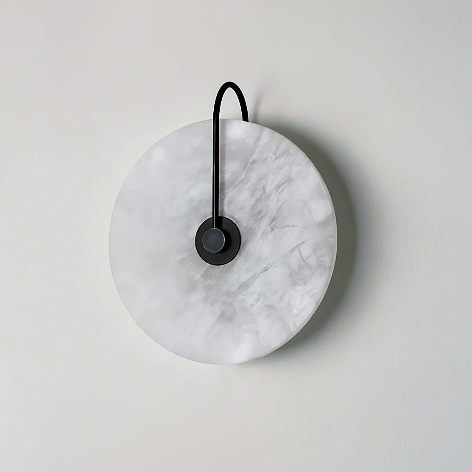 Kristy Alabaster LED Wall Lamp Round Iconic Circular - Neutralighting