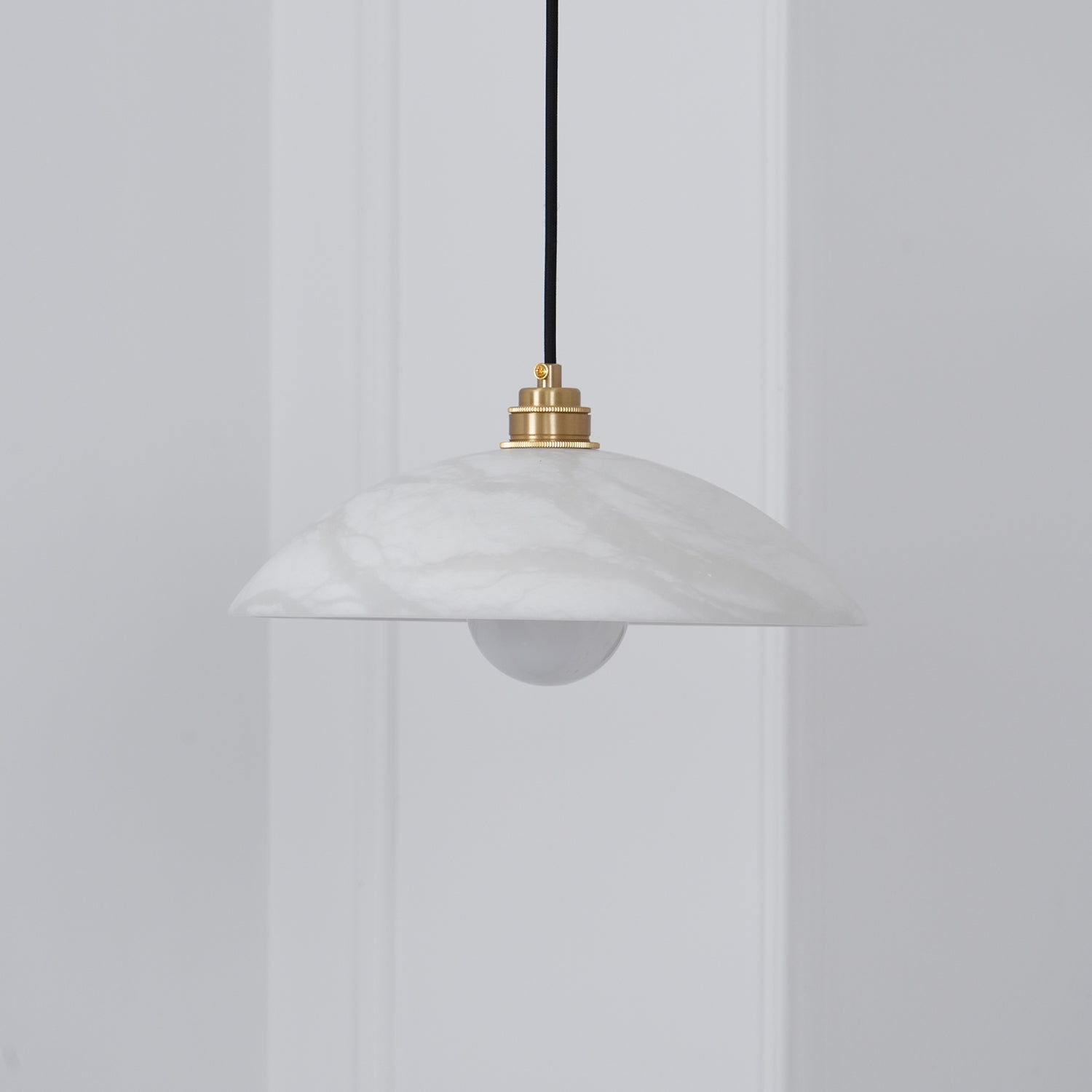 Ljomuvyd Individual Creativity Dome Alabaster Pendant Light - Neutralighting