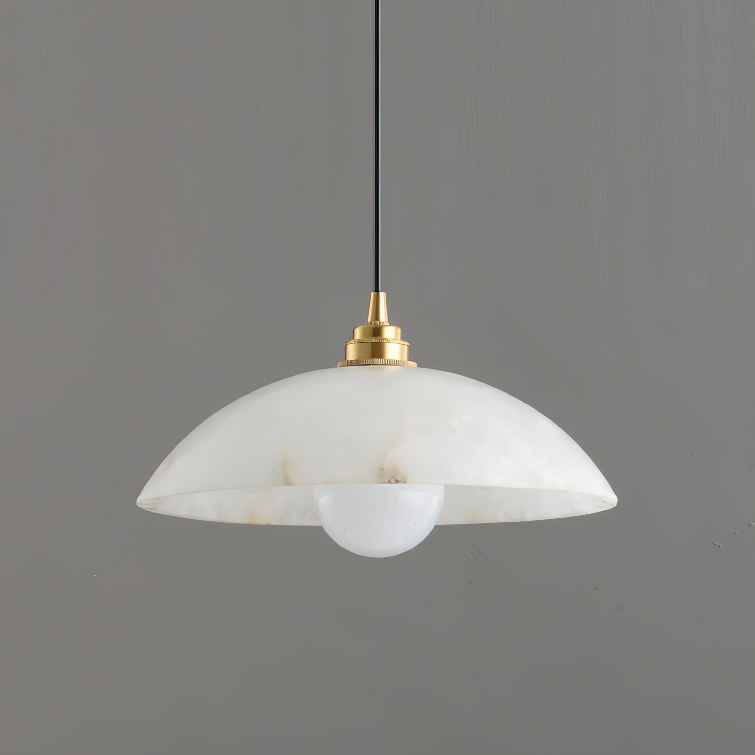 Ljomuvyd Individual Creativity Dome Alabaster Pendant Light - Neutralighting