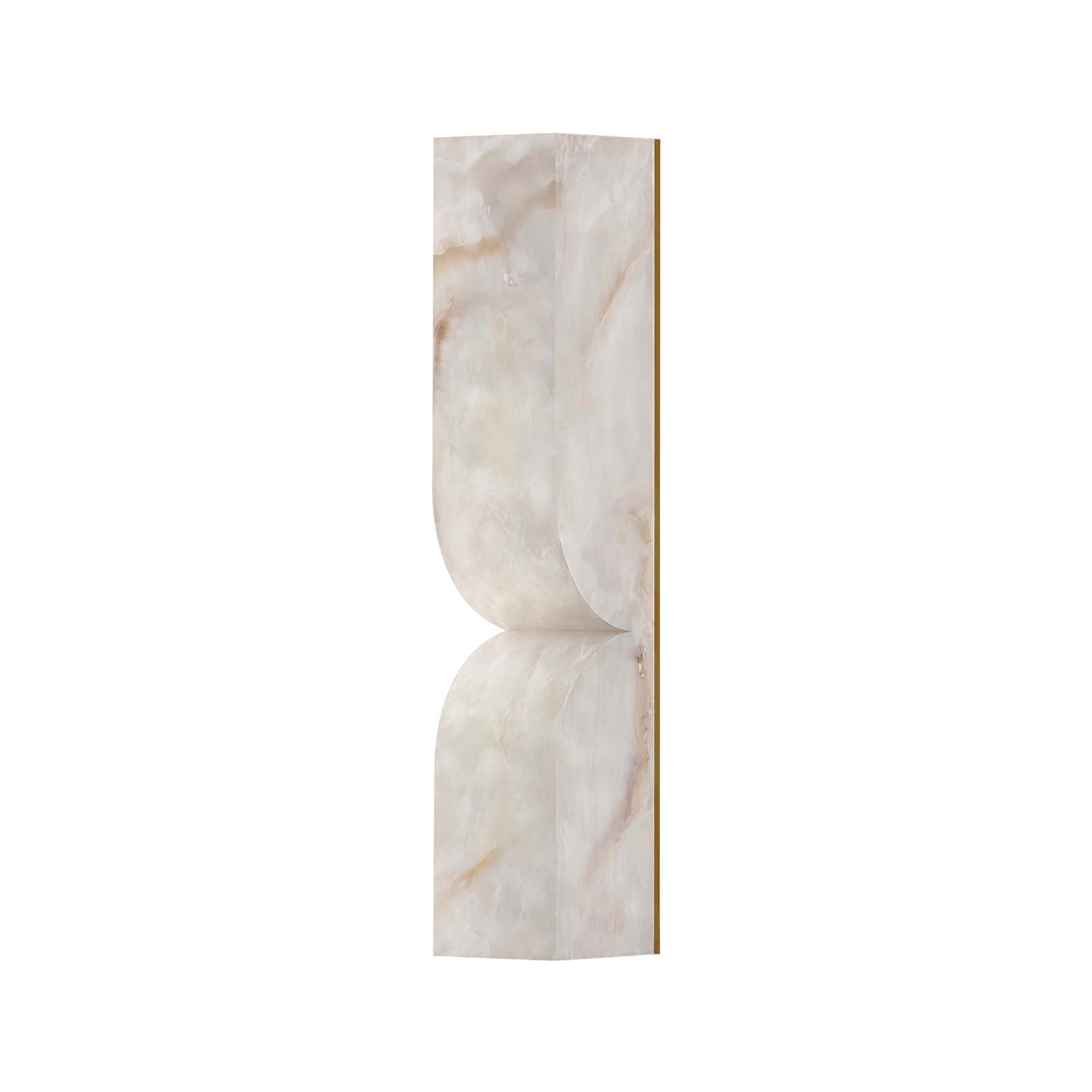 Lunaris Alabaster Rectangular Wall Lamp - Neutralighting