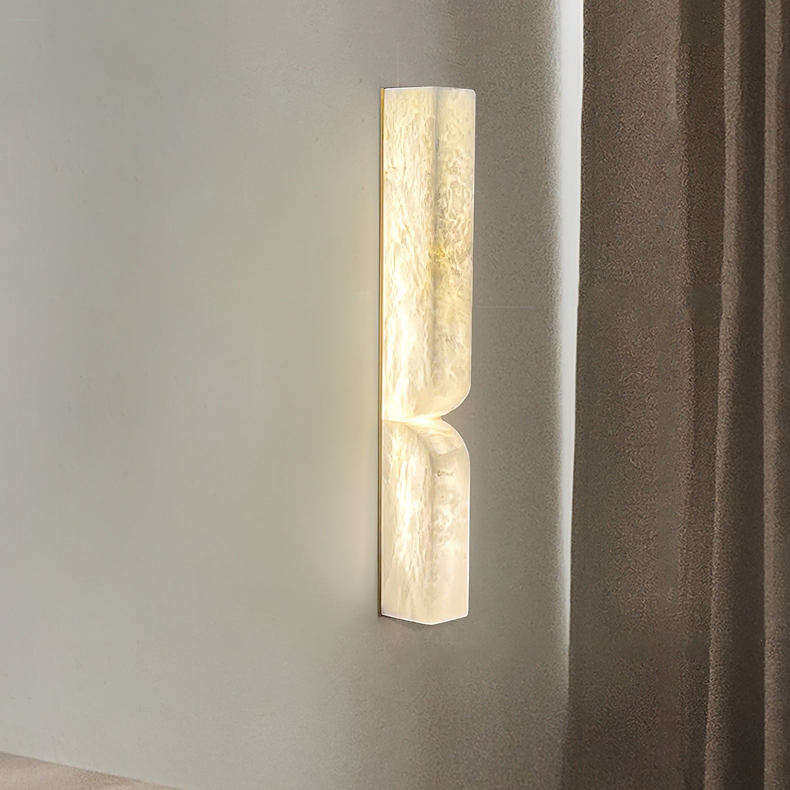 Lunaris Alabaster Rectangular Wall Lamp - Neutralighting