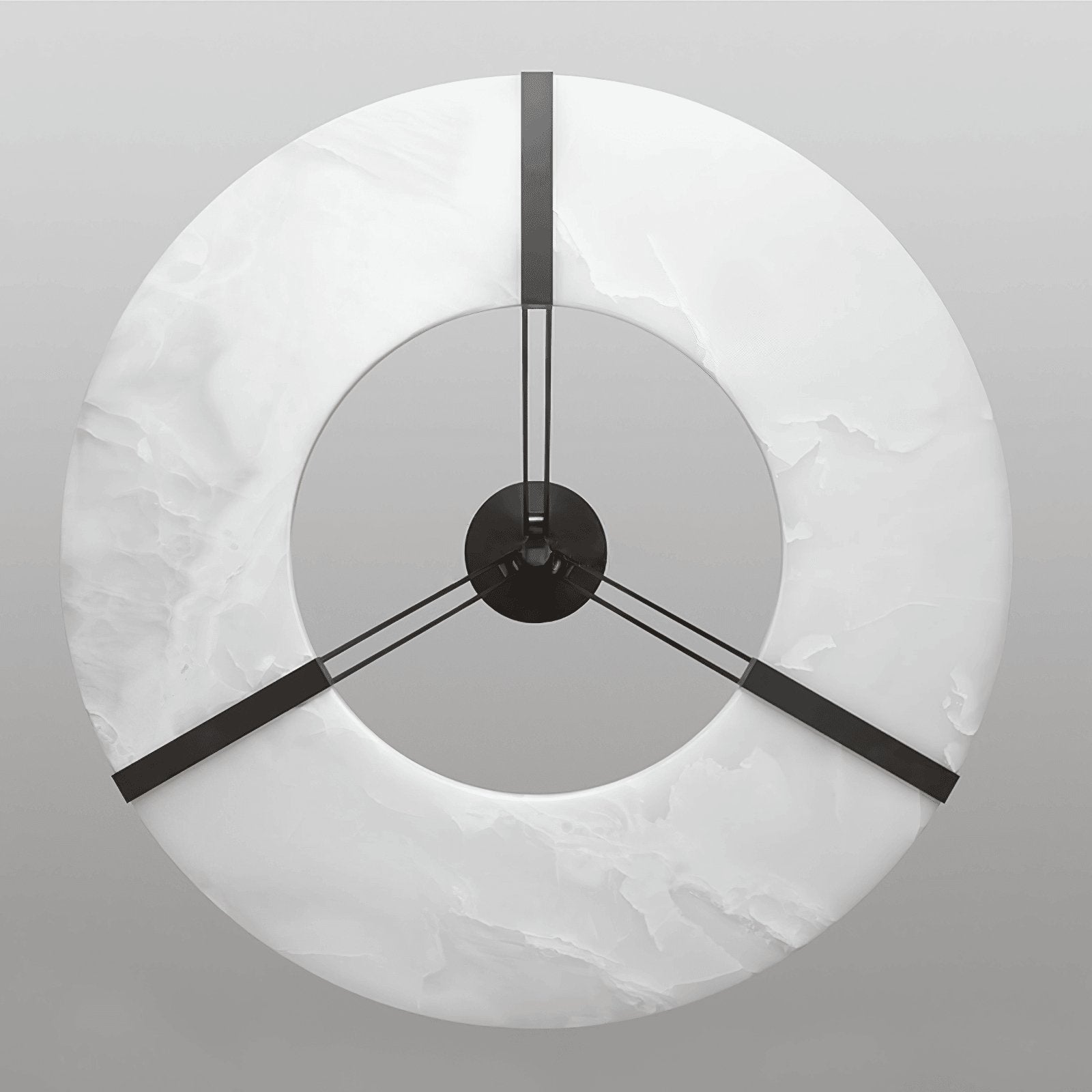 Althea Alabaster Ring Pendant Light Chandelier - Neutralighting