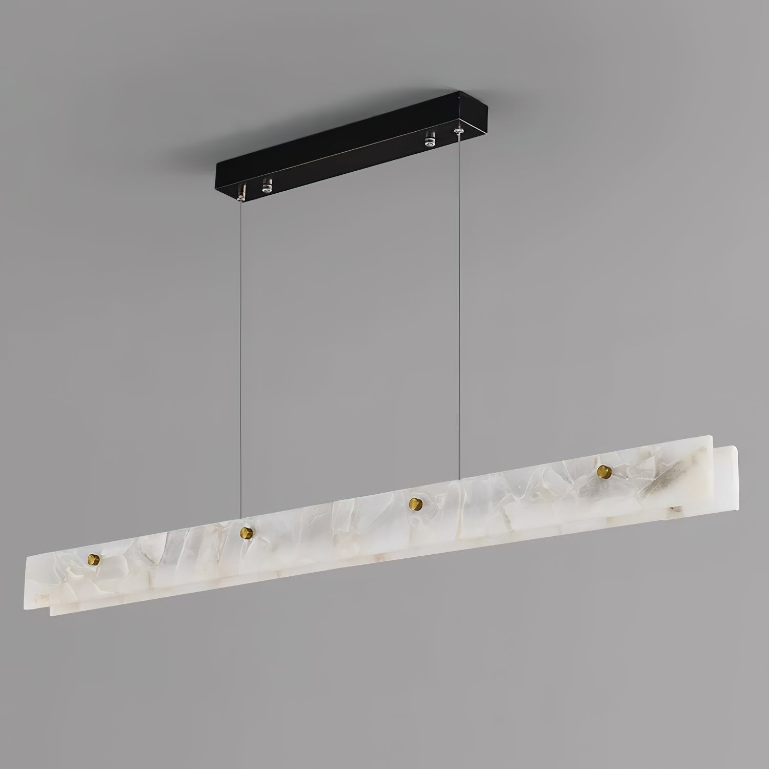 Ljomuvye LED Modern Linear Alabaster Pendant Light - Neutralighting