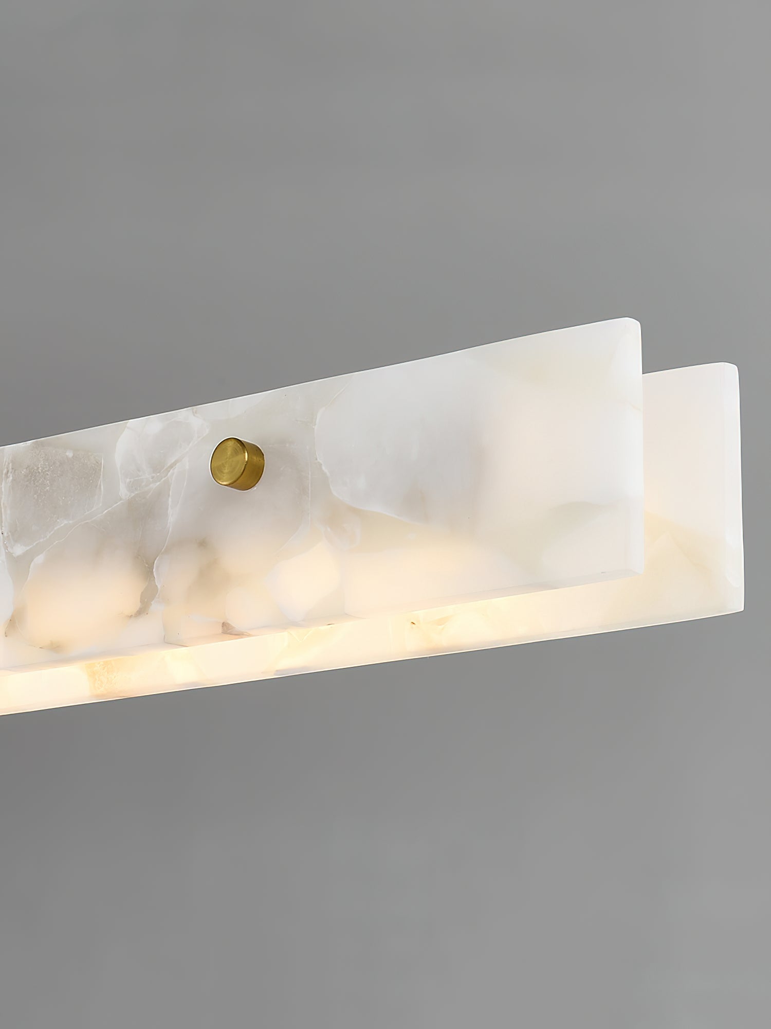 Ljomuvye LED Modern Linear Alabaster Pendant Light - Neutralighting