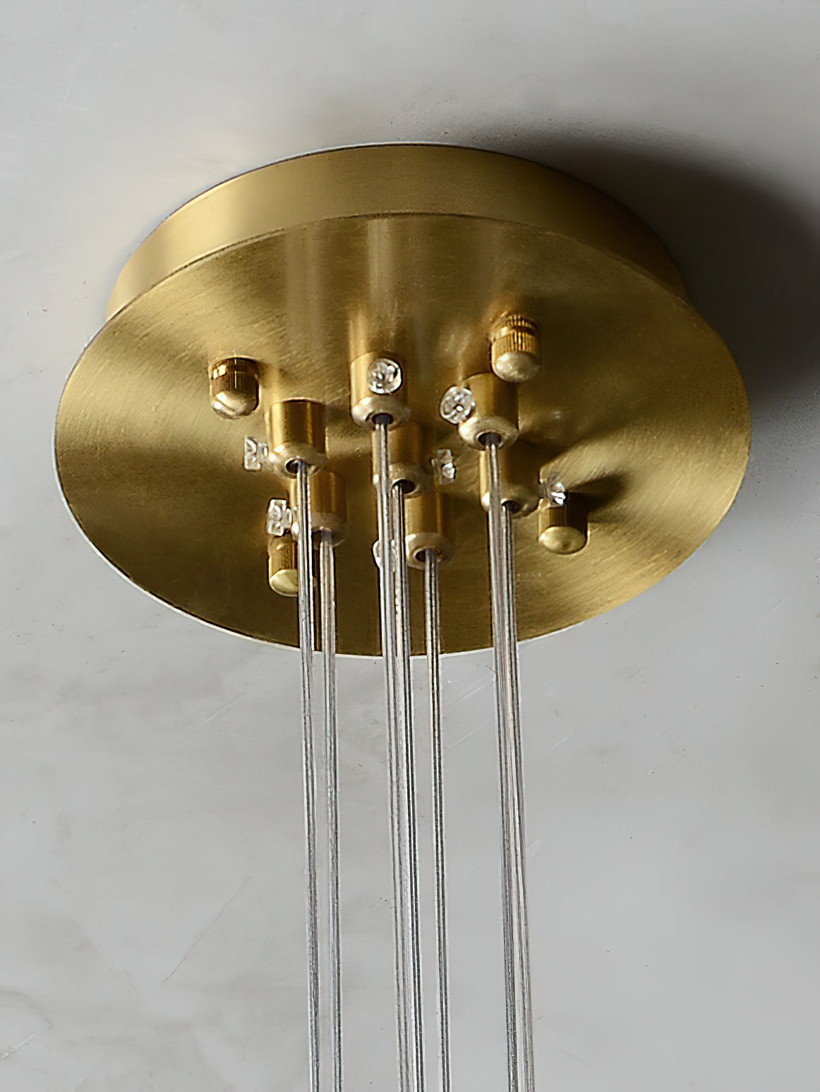 Norduvyd Alabaster Cluster Lunar Chandelier - Neutralighting