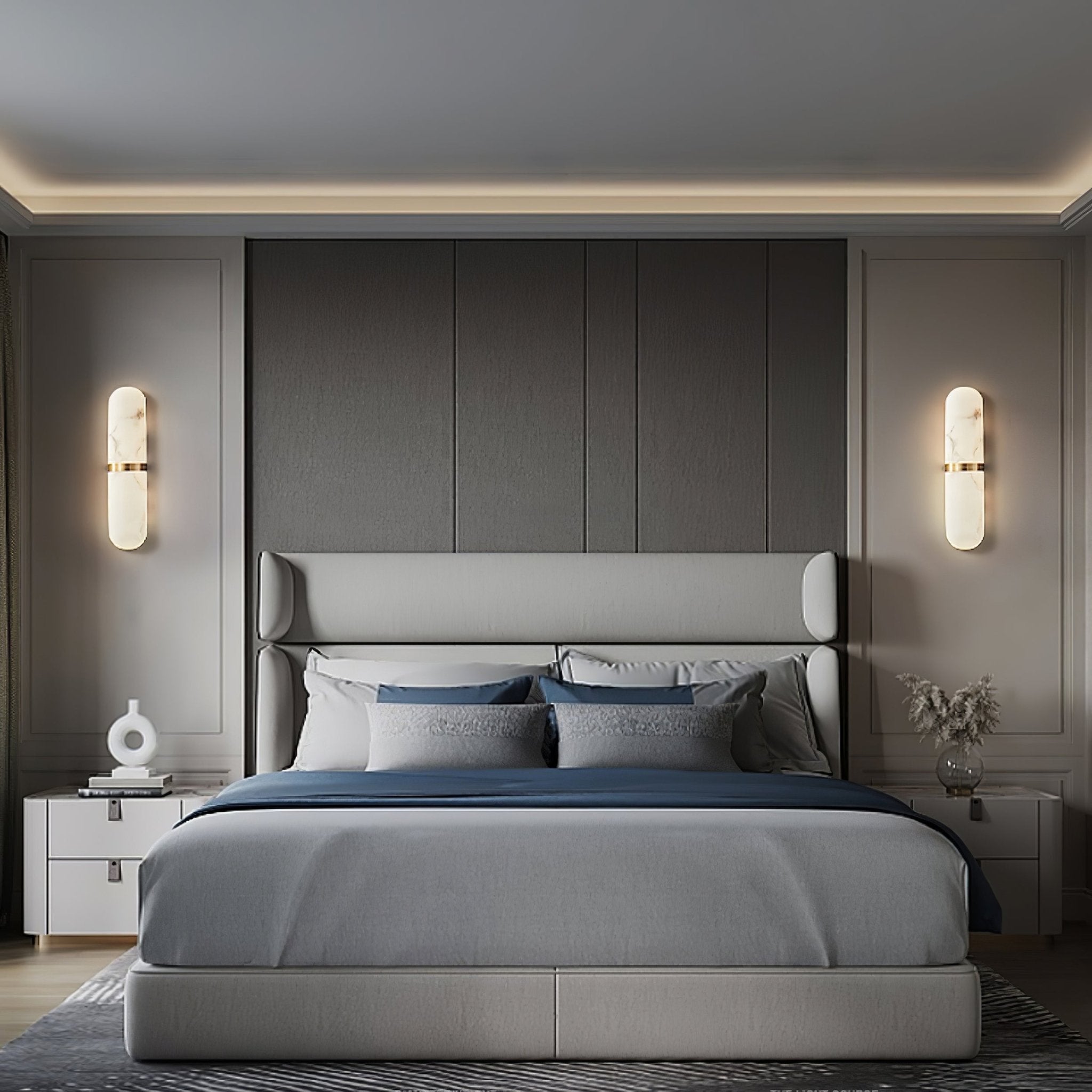 Ostruvyd Luxury Pill Alabaster Wall Lamp - Neutralighting