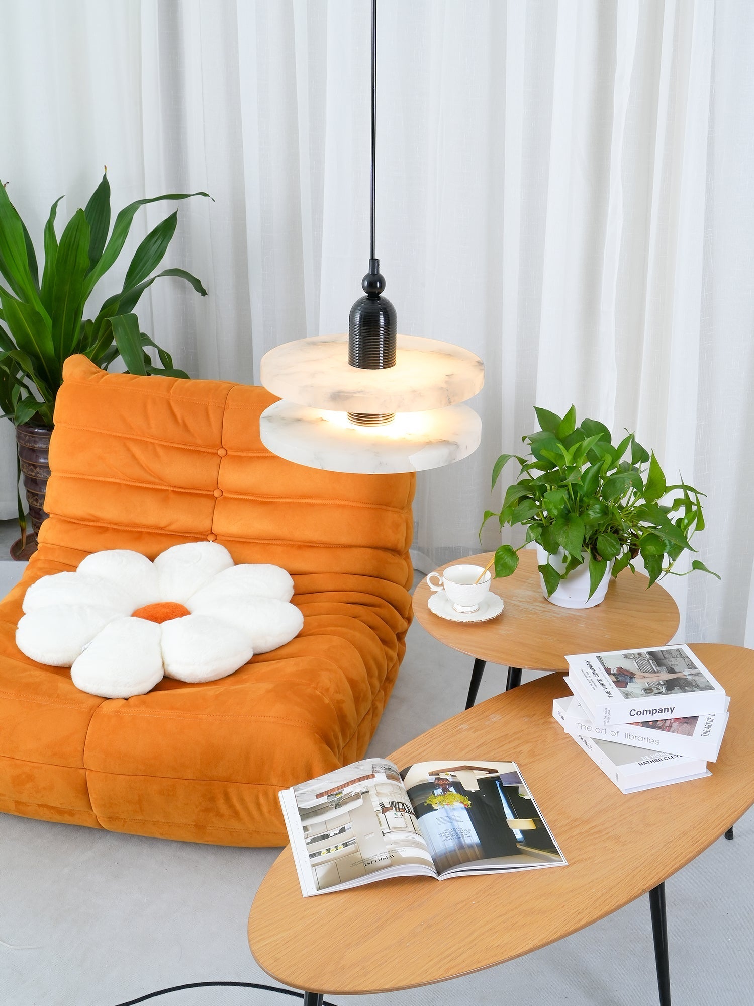 Alabaster Planes Pendant Lamp - Neutralighting