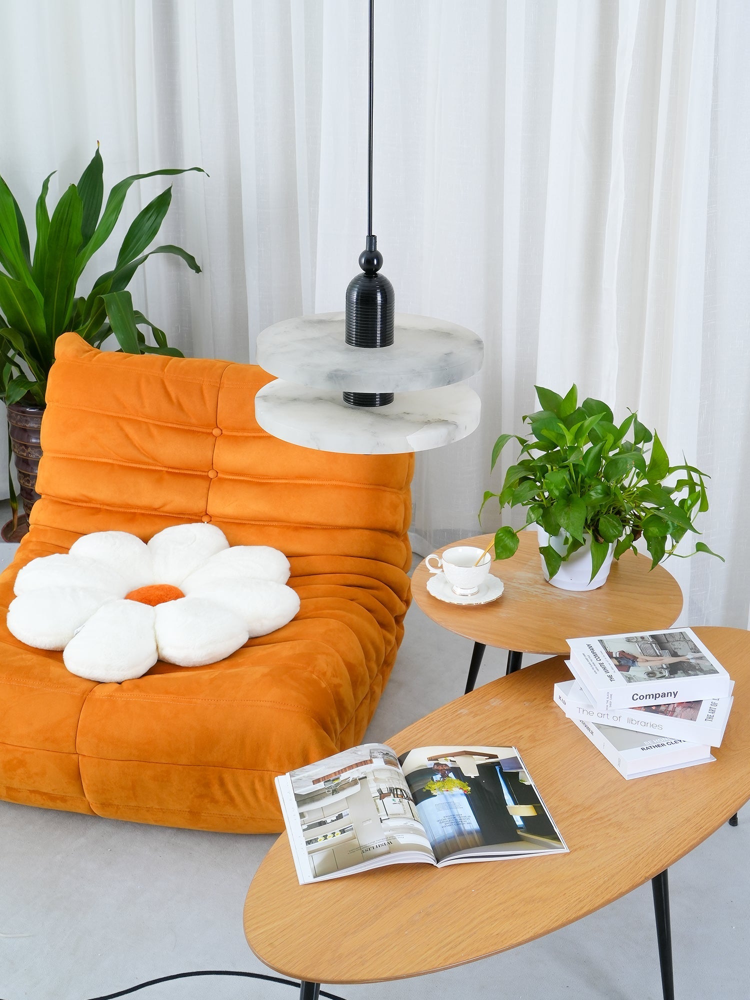 Alabaster Planes Pendant Lamp - Neutralighting