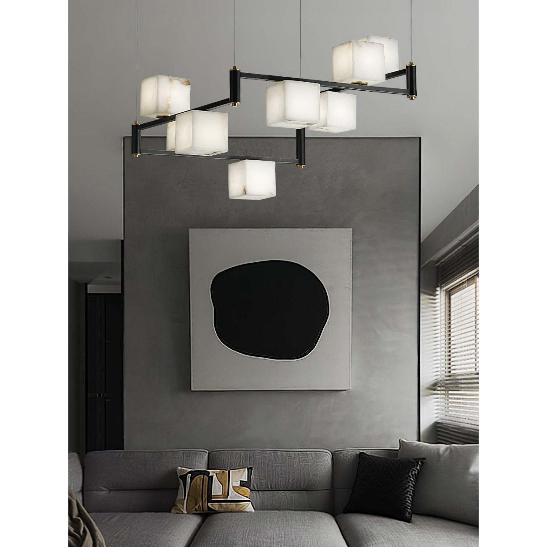 Ostruvye Individual Creativity Box Alabaster Chandelier - Neutralighting