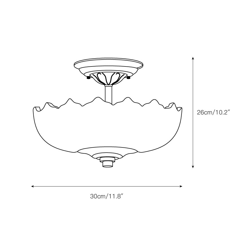 Qvistuvyi Postmodern Luxury Glass Ceiling Lamp - Neutralighting