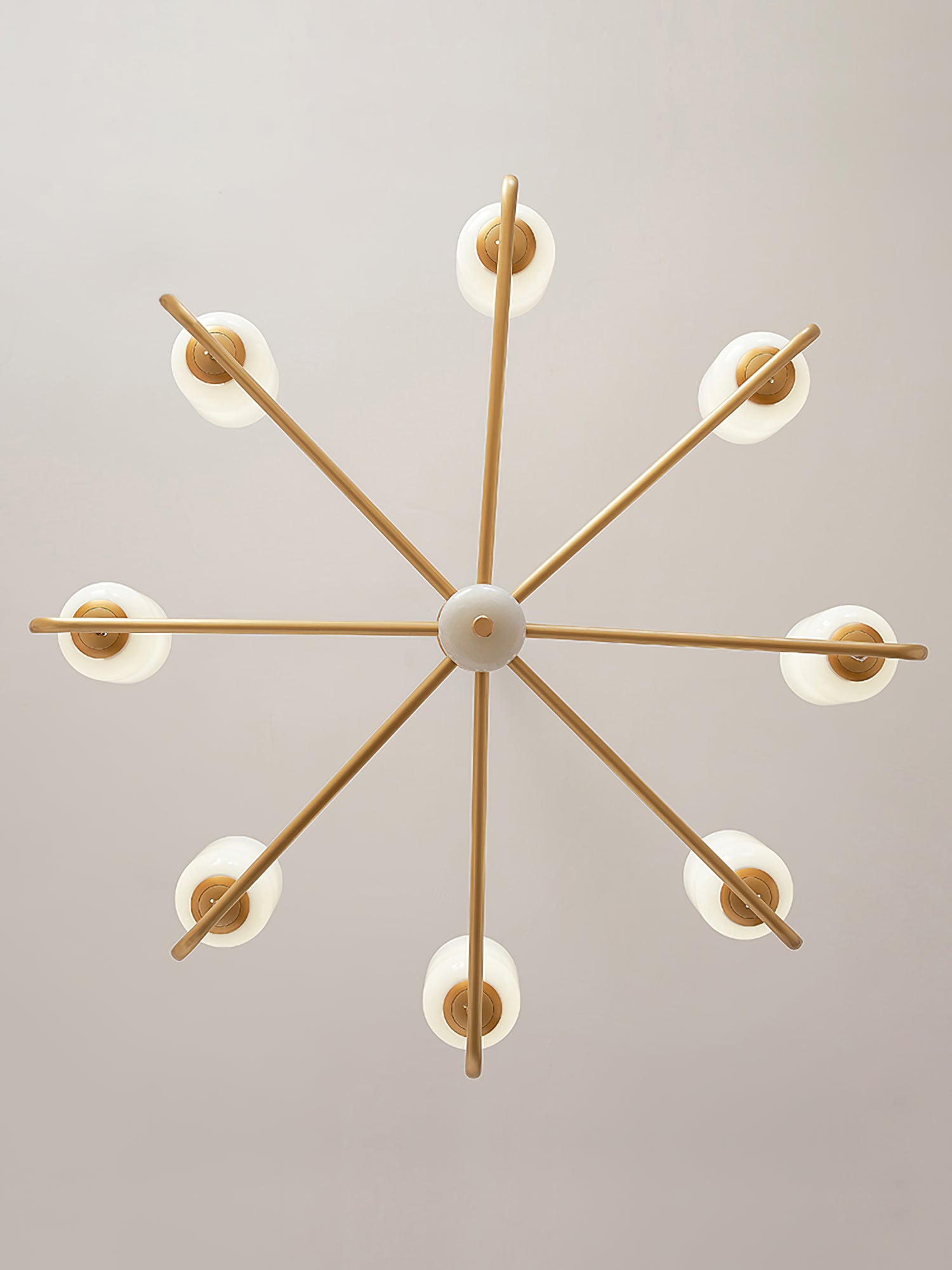 Sifuvyn Modern Geometric Glass Chandelier - Neutralighting