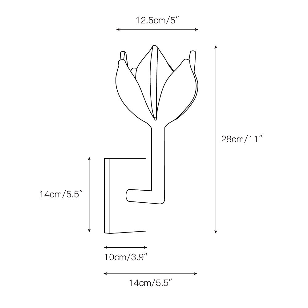 Ulfuvyn Modern Minimalist Brass Wall Lamp - Neutralighting
