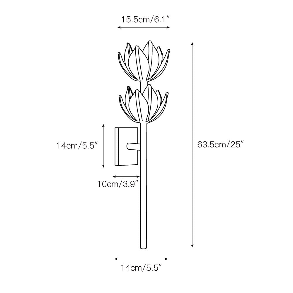 Ulfuvyn Modern Minimalist Brass Wall Lamp - Neutralighting