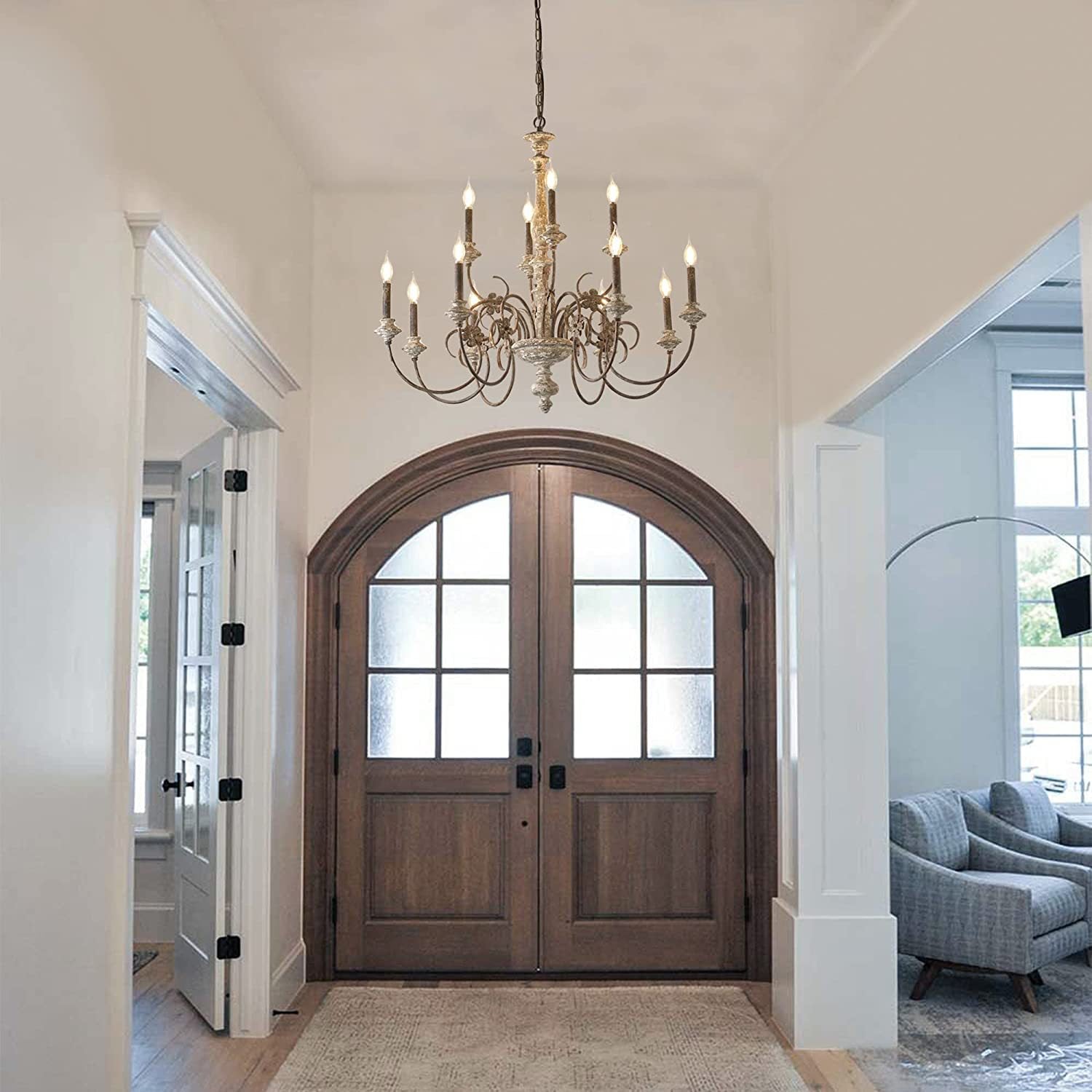 Waegnuvyn Traditional Candle Metal Chandelier - Neutralighting