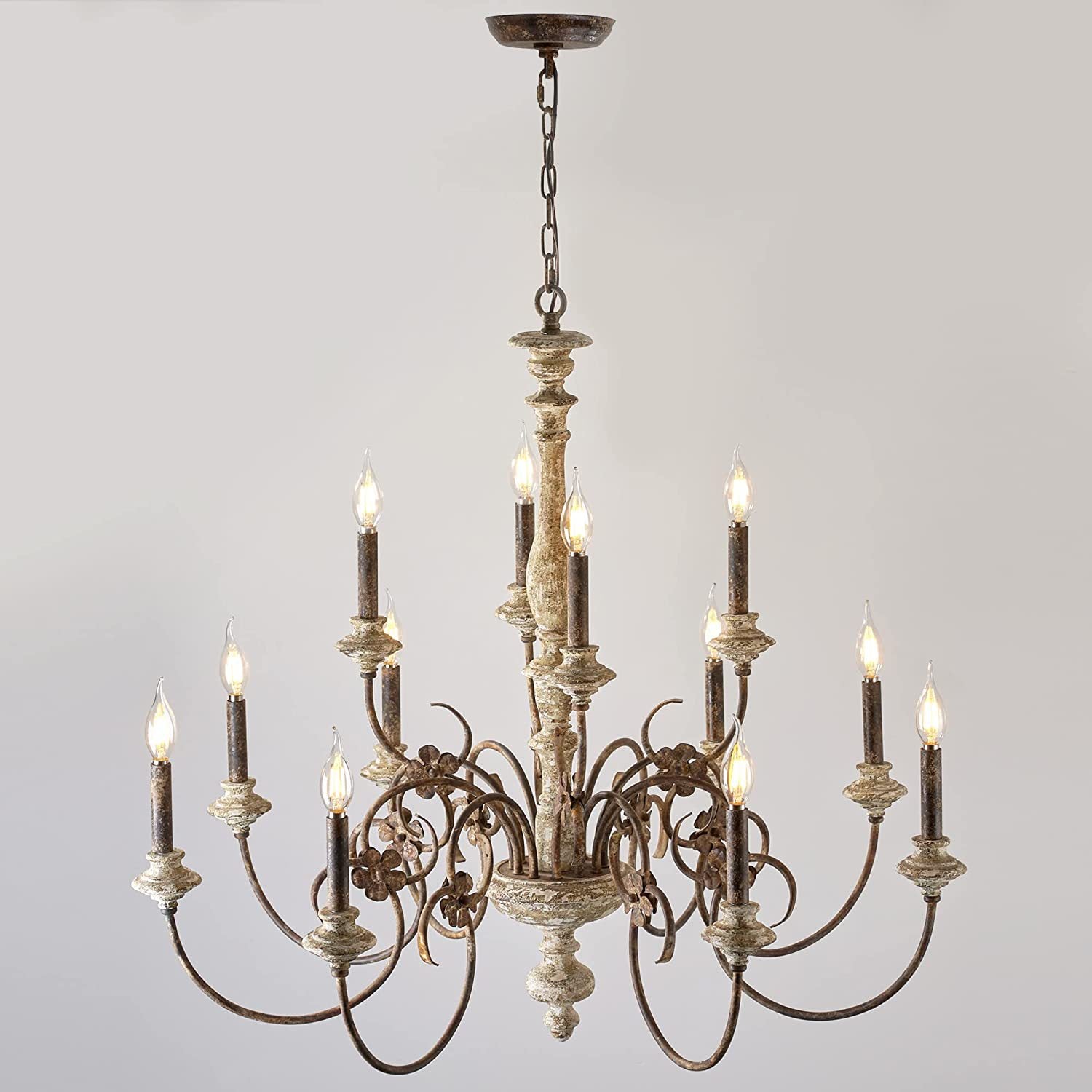 Waegnuvyn Traditional Candle Metal Chandelier - Neutralighting