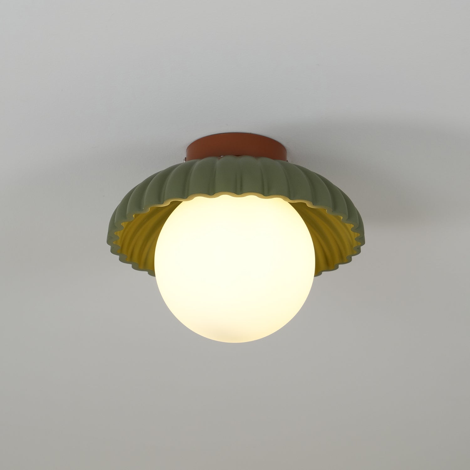 Scallop Glow Flush Mount Ceiling Light - Neutralighting