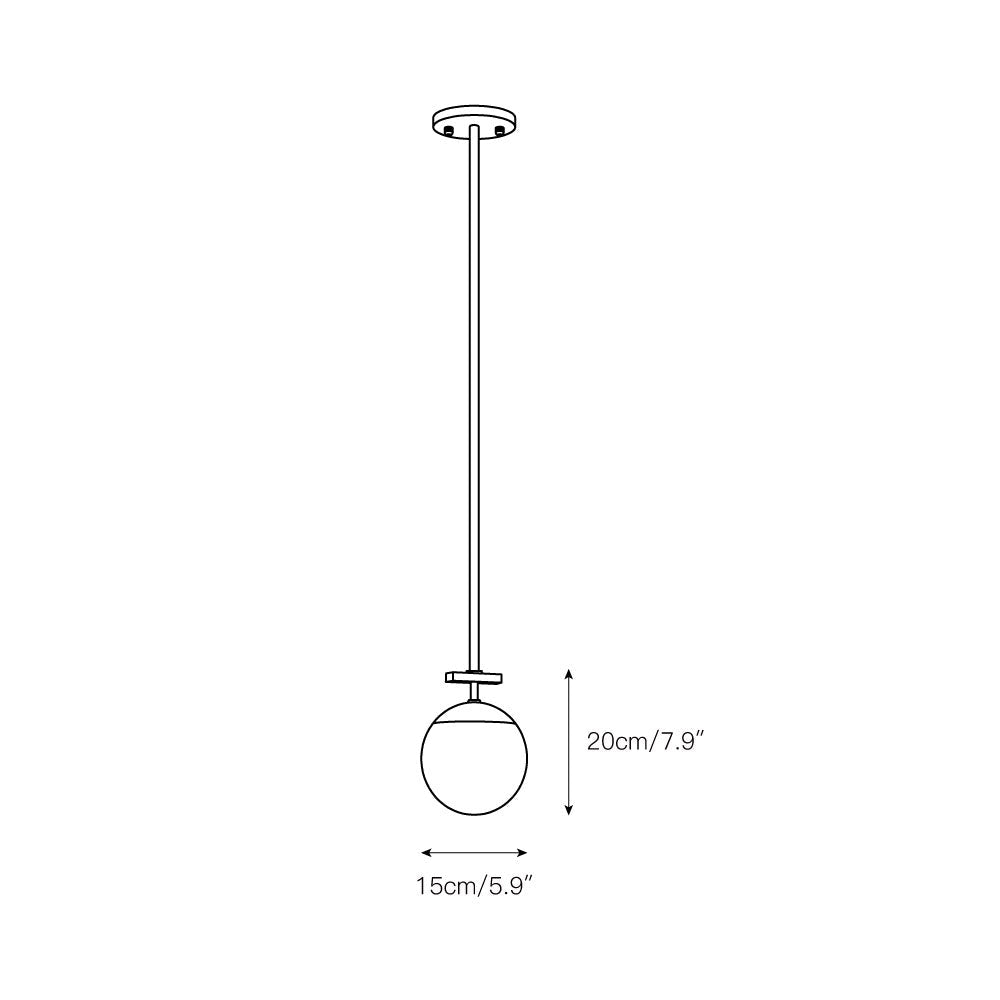 Ornuvyn Modern Minimalist Glass Chandelier - Neutralighting