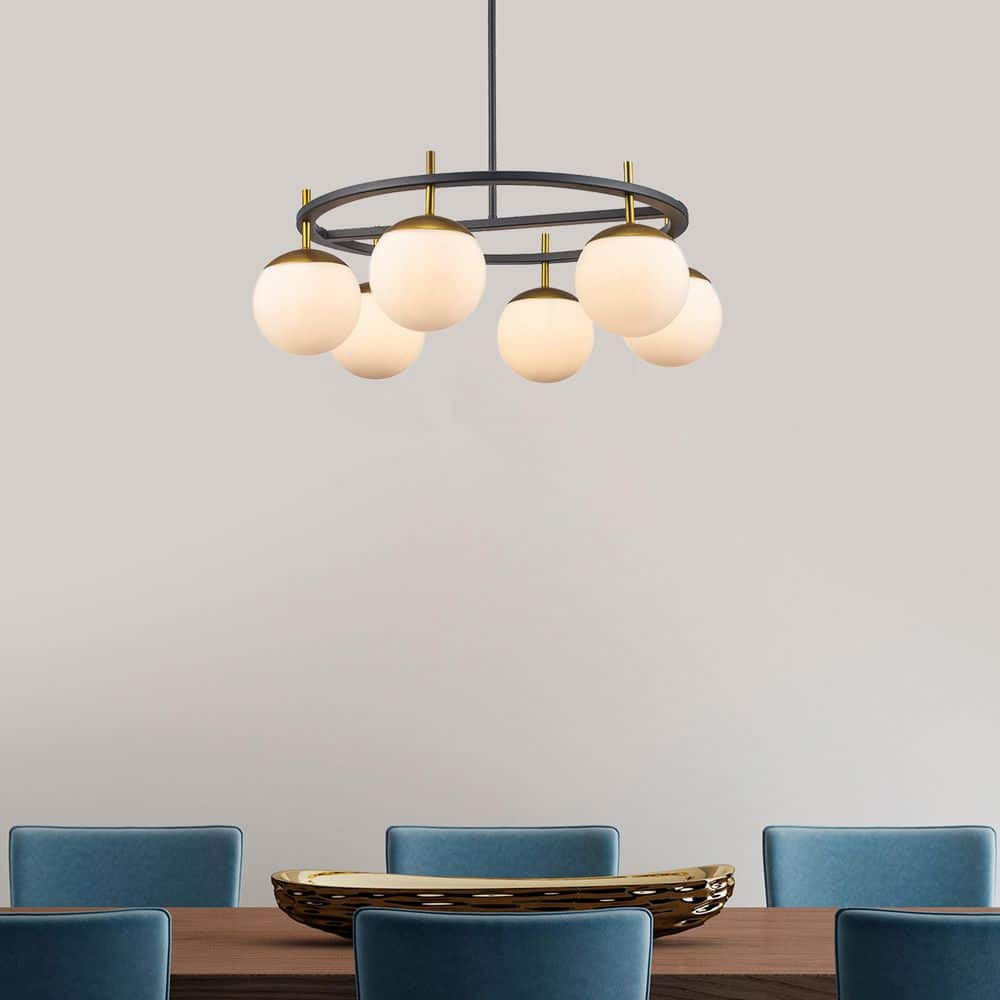 Ornuvyn Modern Minimalist Glass Chandelier - Neutralighting