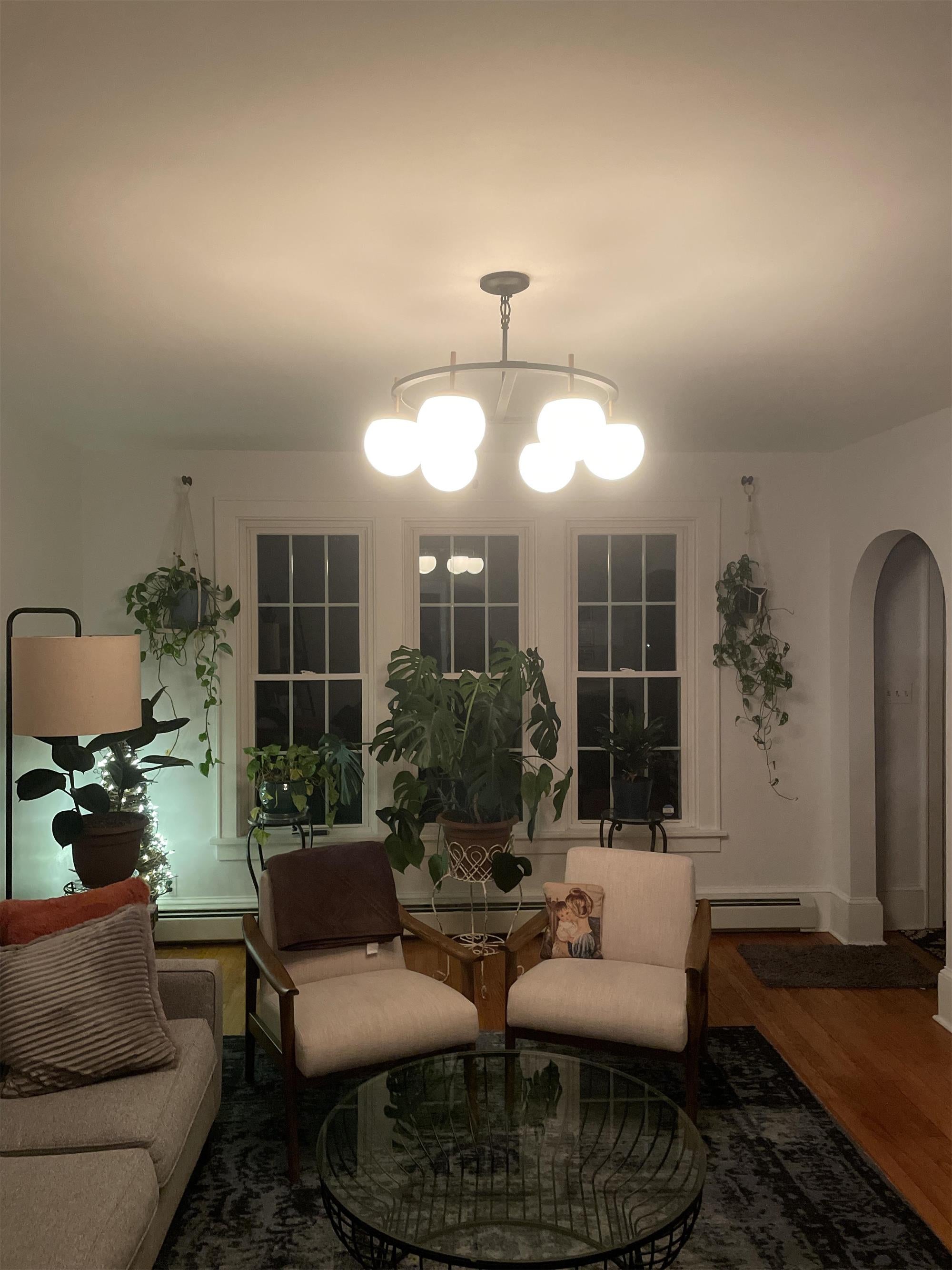 Ornuvyn Modern Minimalist Glass Chandelier - Neutralighting