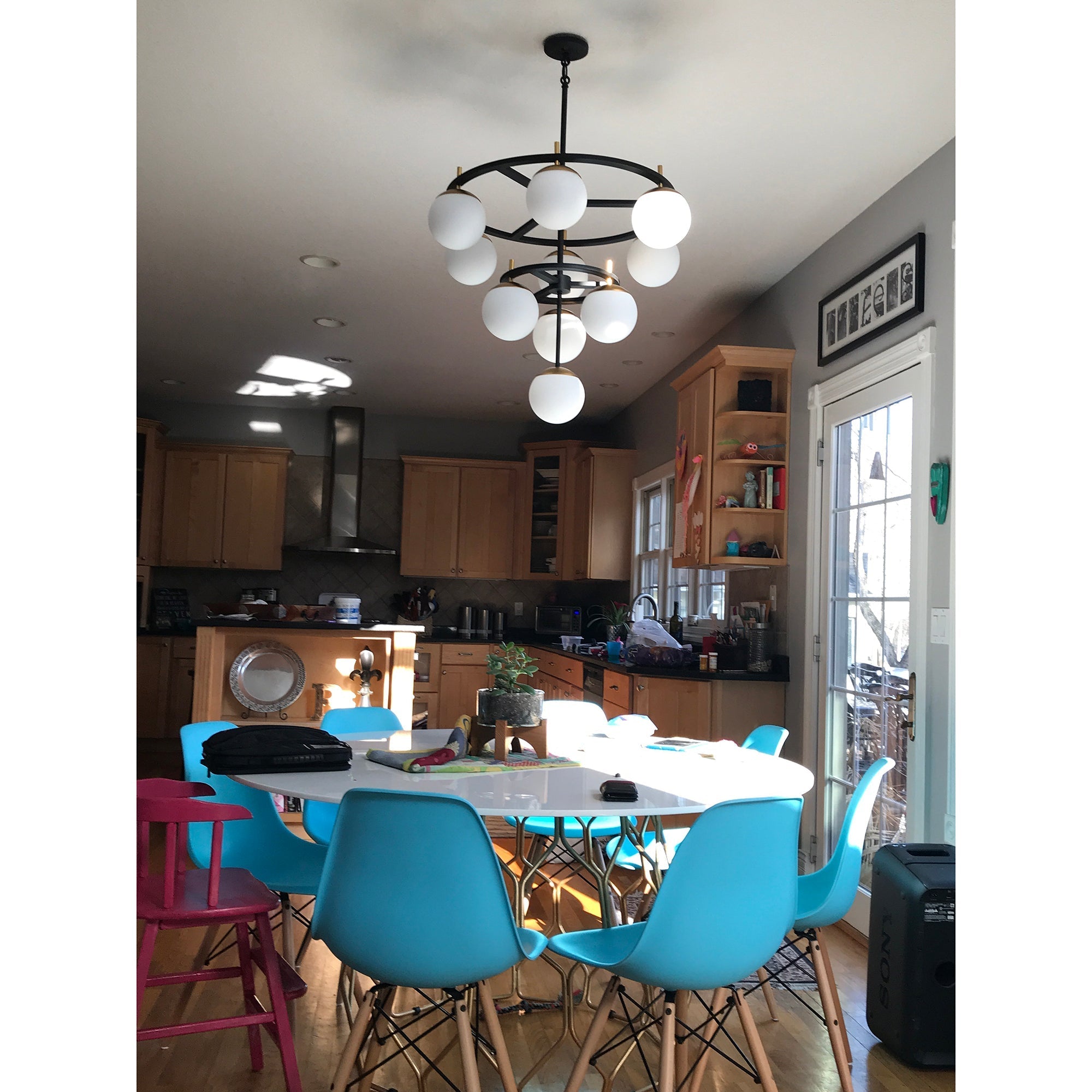Ornuvyn Modern Minimalist Glass Chandelier - Neutralighting