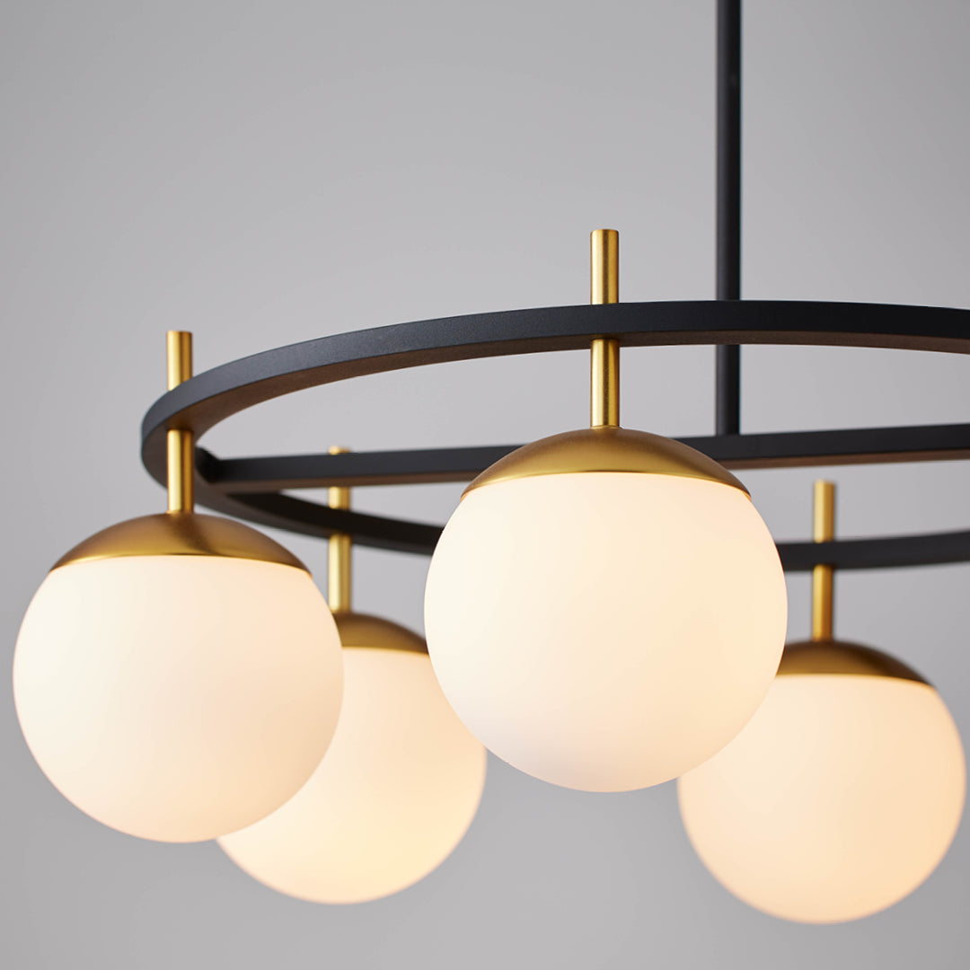 Ornuvyn Modern Minimalist Glass Chandelier - Neutralighting