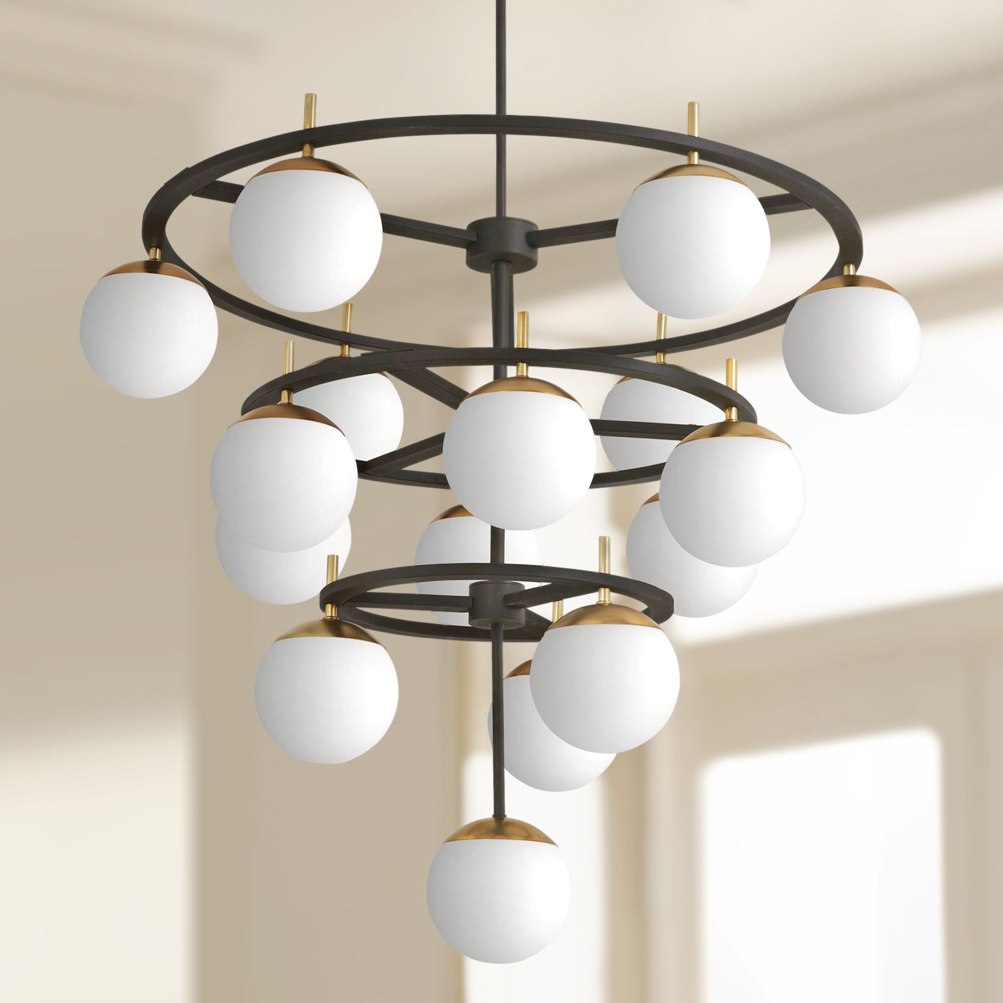 Ornuvyn Modern Minimalist Glass Chandelier - Neutralighting