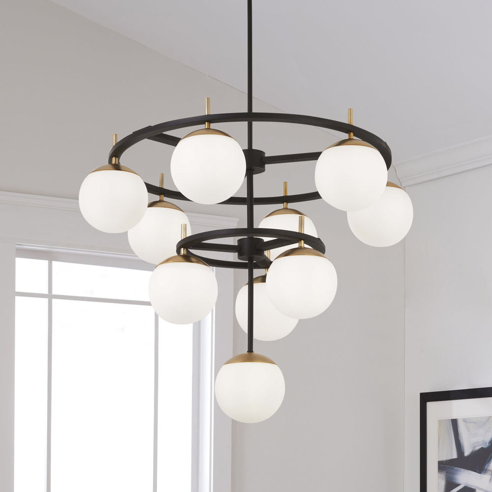 Ornuvyn Modern Minimalist Glass Chandelier - Neutralighting