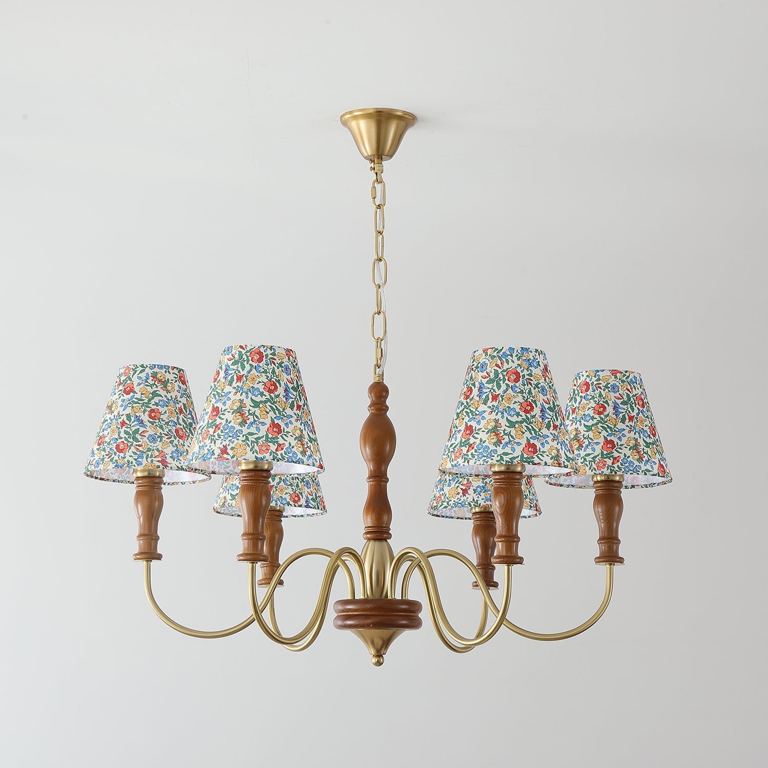 Cassian Chandelier Flower Fabric - Neutralighting