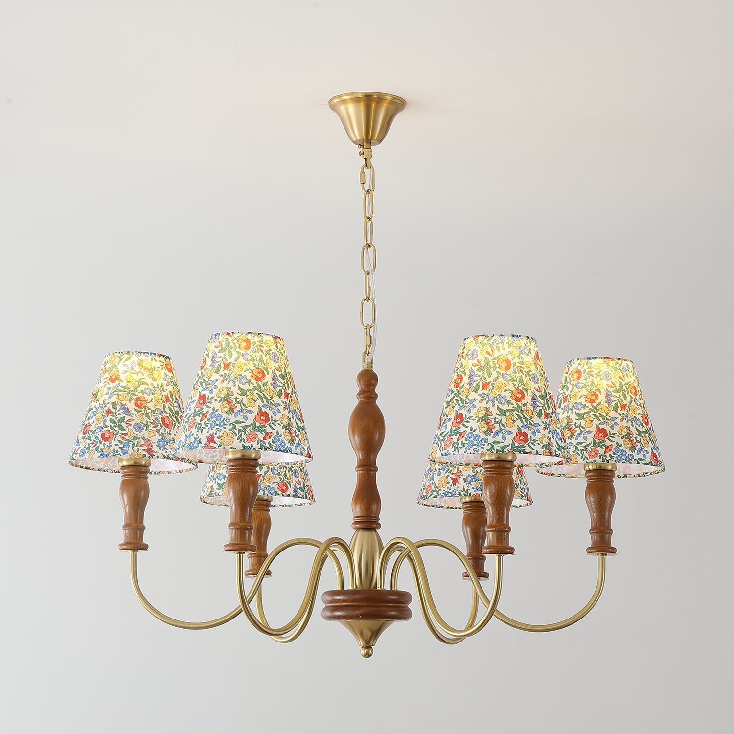 Cassian Chandelier Flower Fabric - Neutralighting