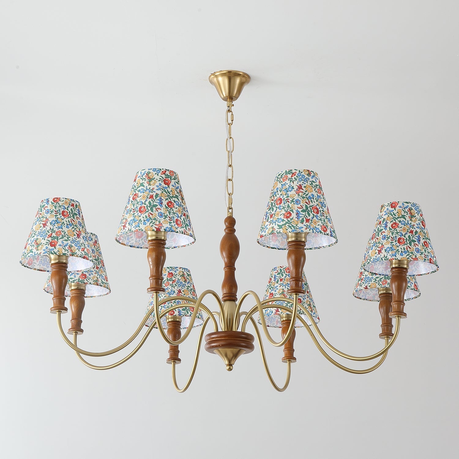 Cassian Chandelier Flower Fabric - Neutralighting