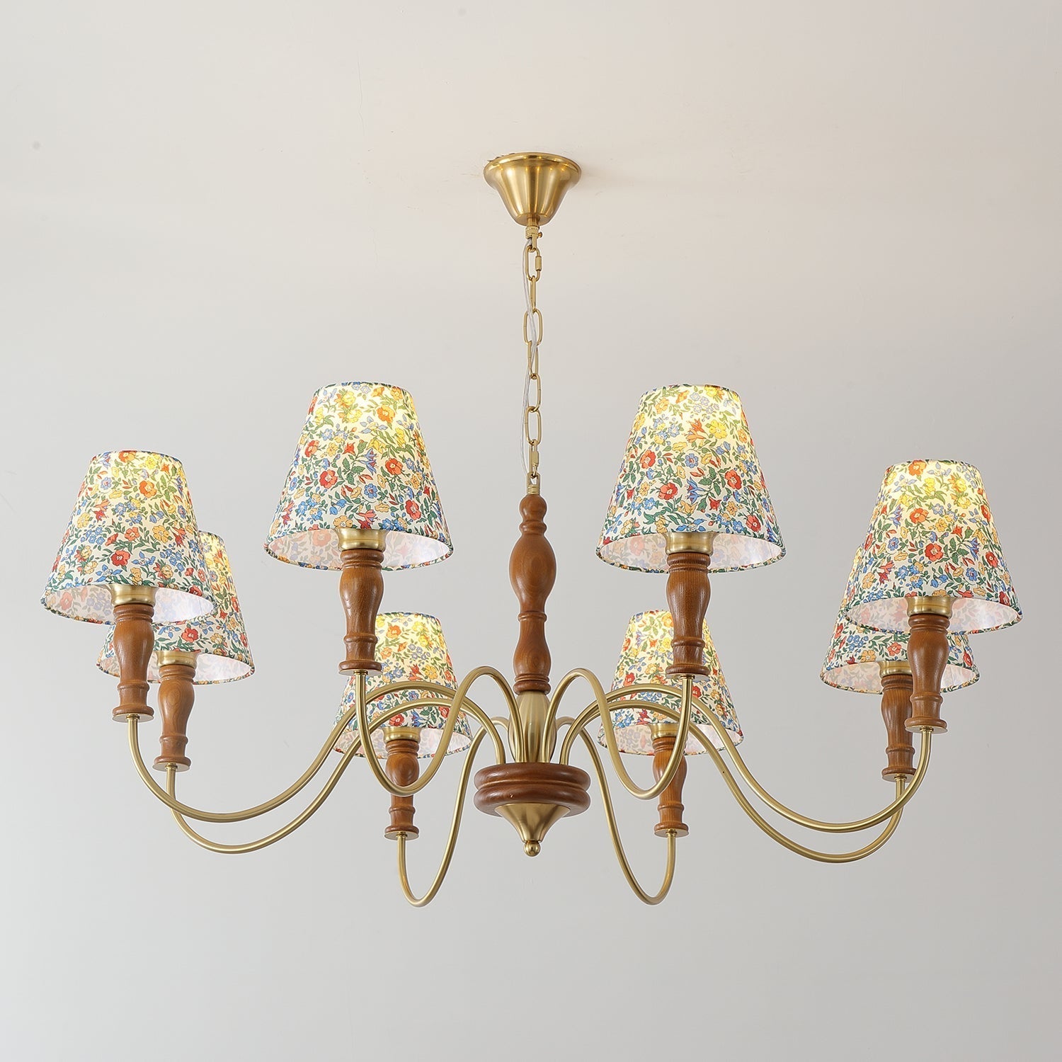 Cassian Chandelier Flower Fabric - Neutralighting