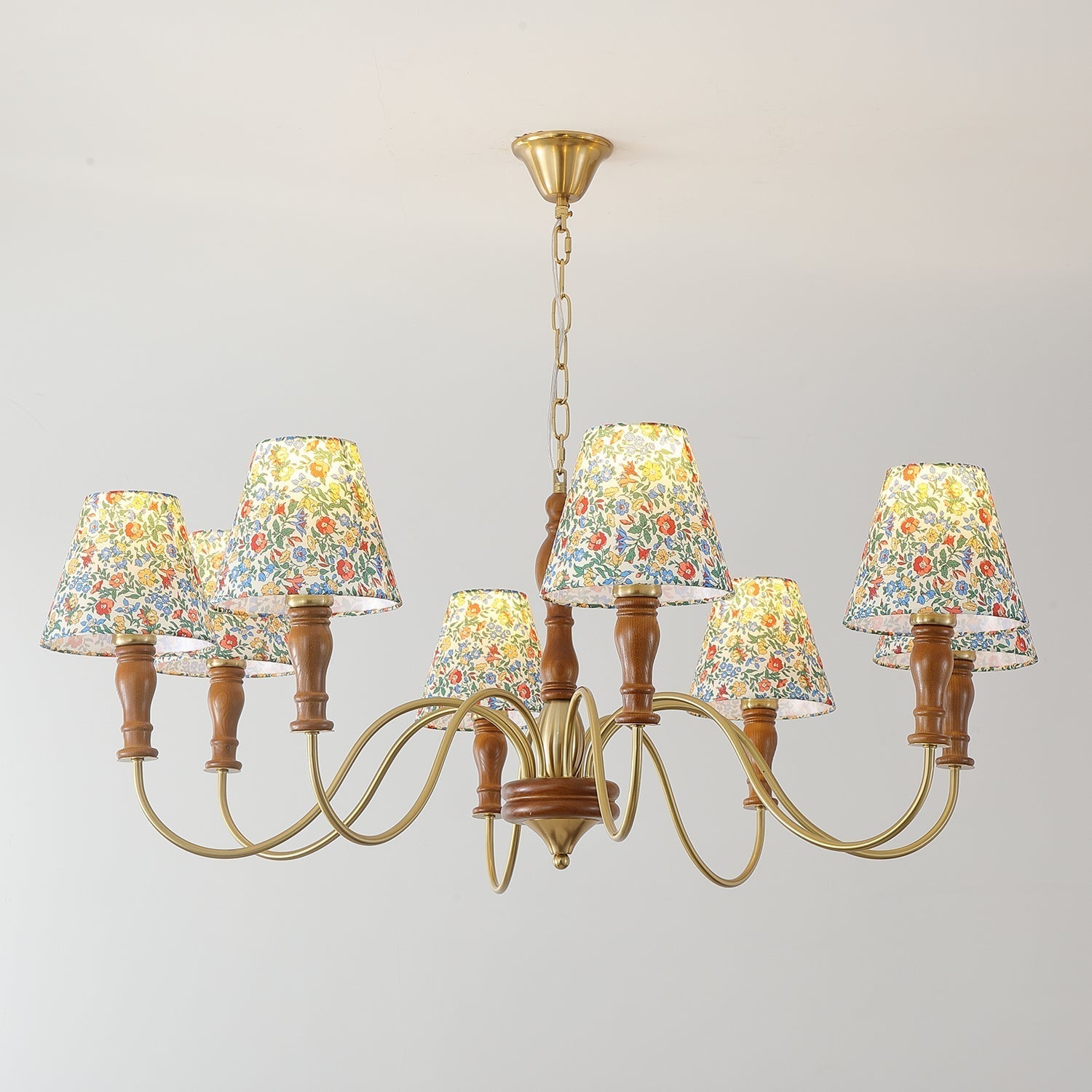 Cassian Chandelier Flower Fabric - Neutralighting