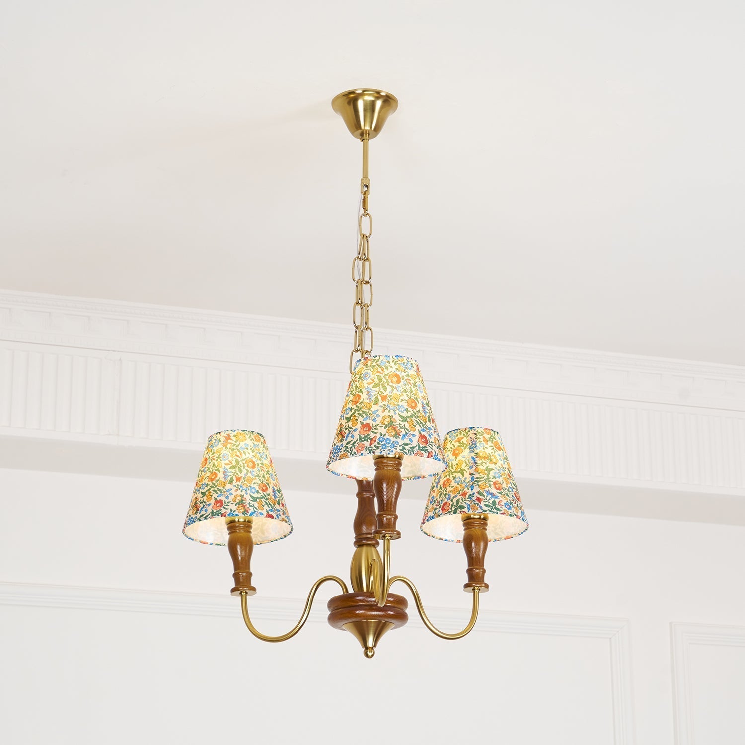 Cassian Chandelier Flower Fabric - Neutralighting
