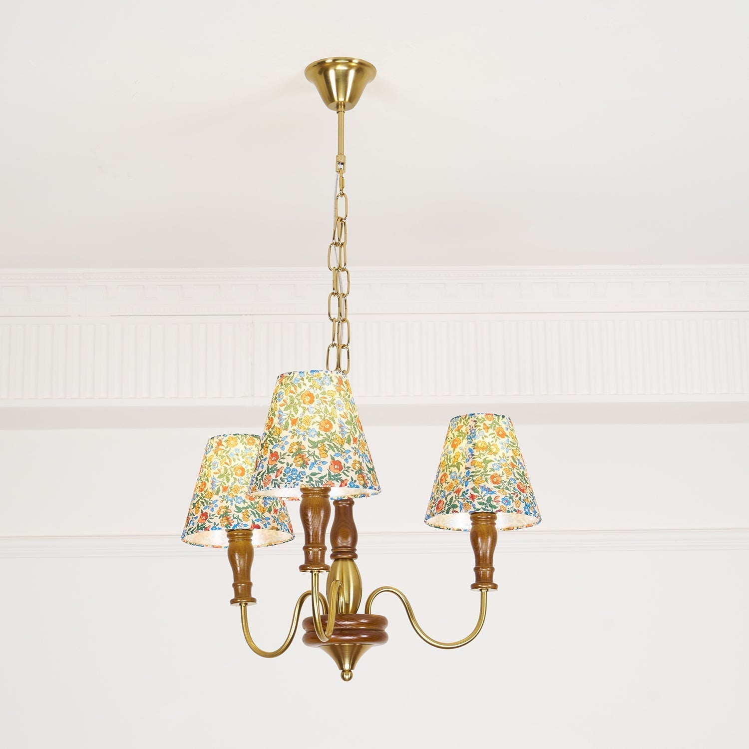 Cassian Chandelier Flower Fabric - Neutralighting