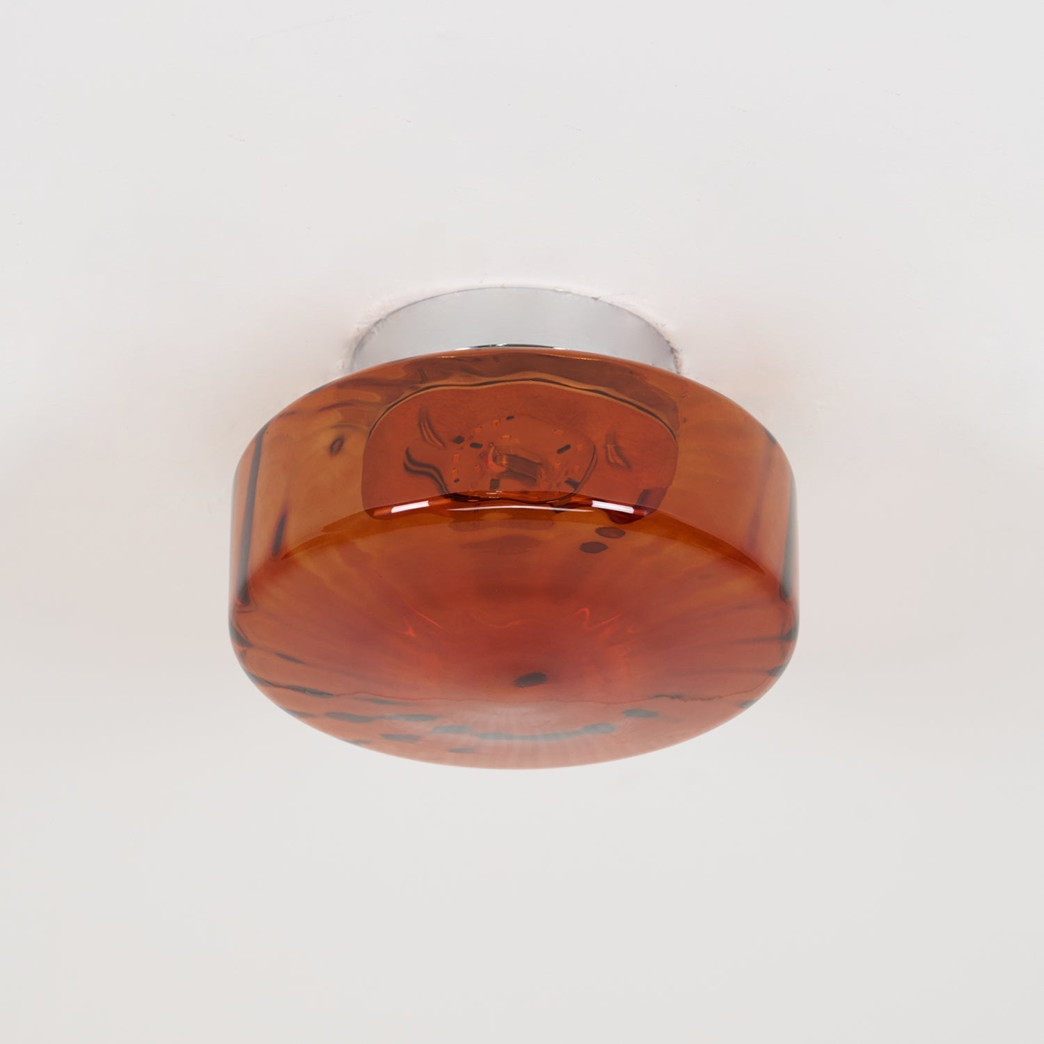 June Amber Glass Ceiling Light