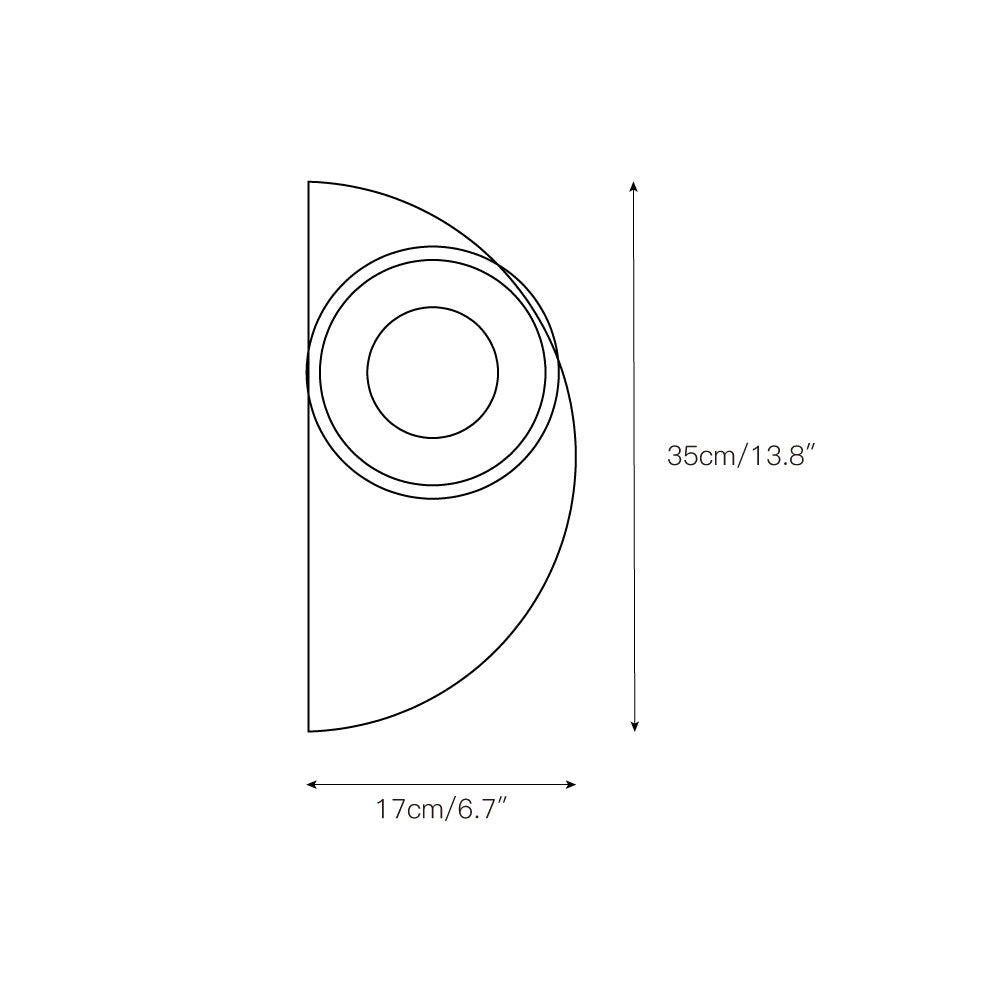 Dvaluvyi Individual Creativity Travertine Wall Lamp - Neutralighting