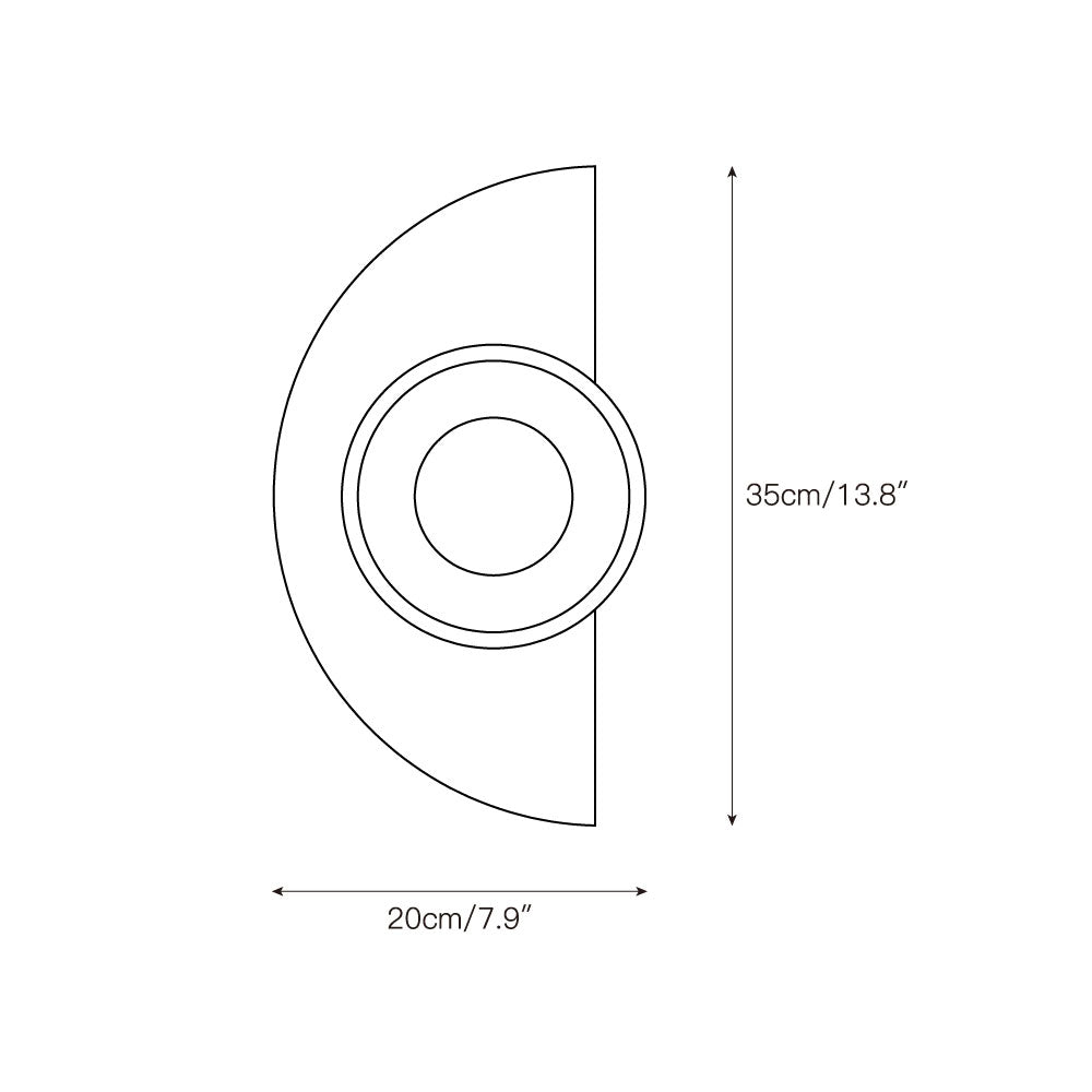 Dvaluvyi Individual Creativity Travertine Wall Lamp - Neutralighting