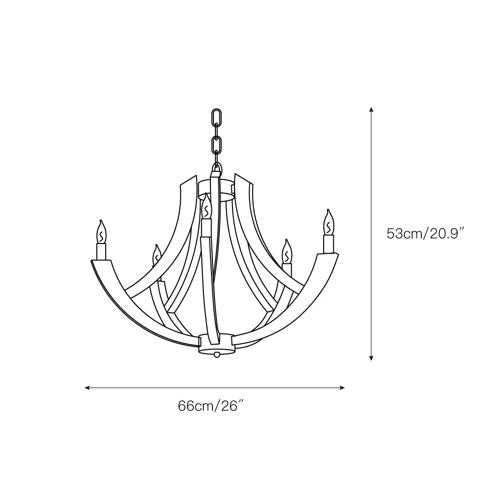 Eirikuvyi Vintage Creativity Metal Wood Lantern Pendant Lamp - Neutralighting