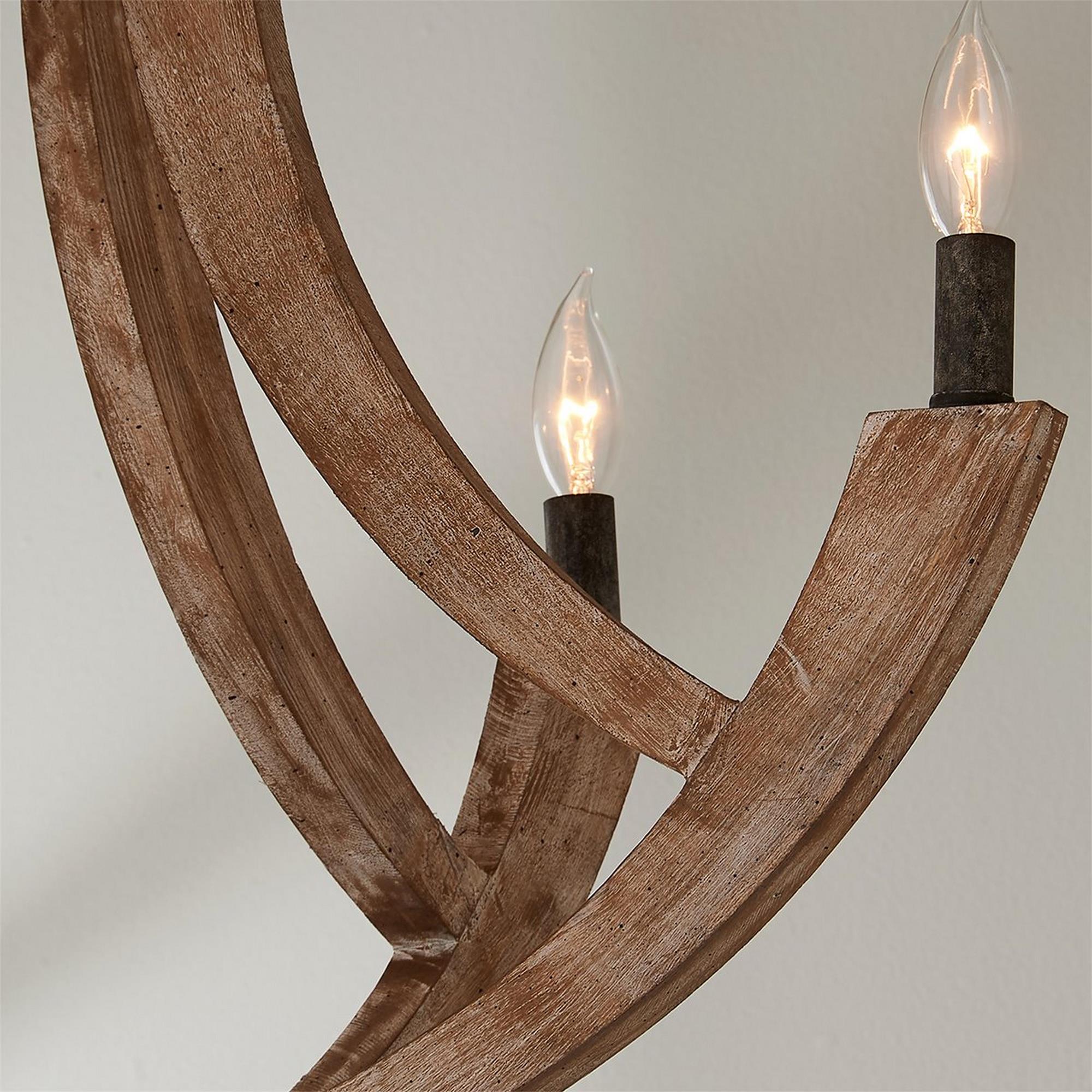 Eirikuvyi Vintage Creativity Metal Wood Lantern Pendant Lamp - Neutralighting