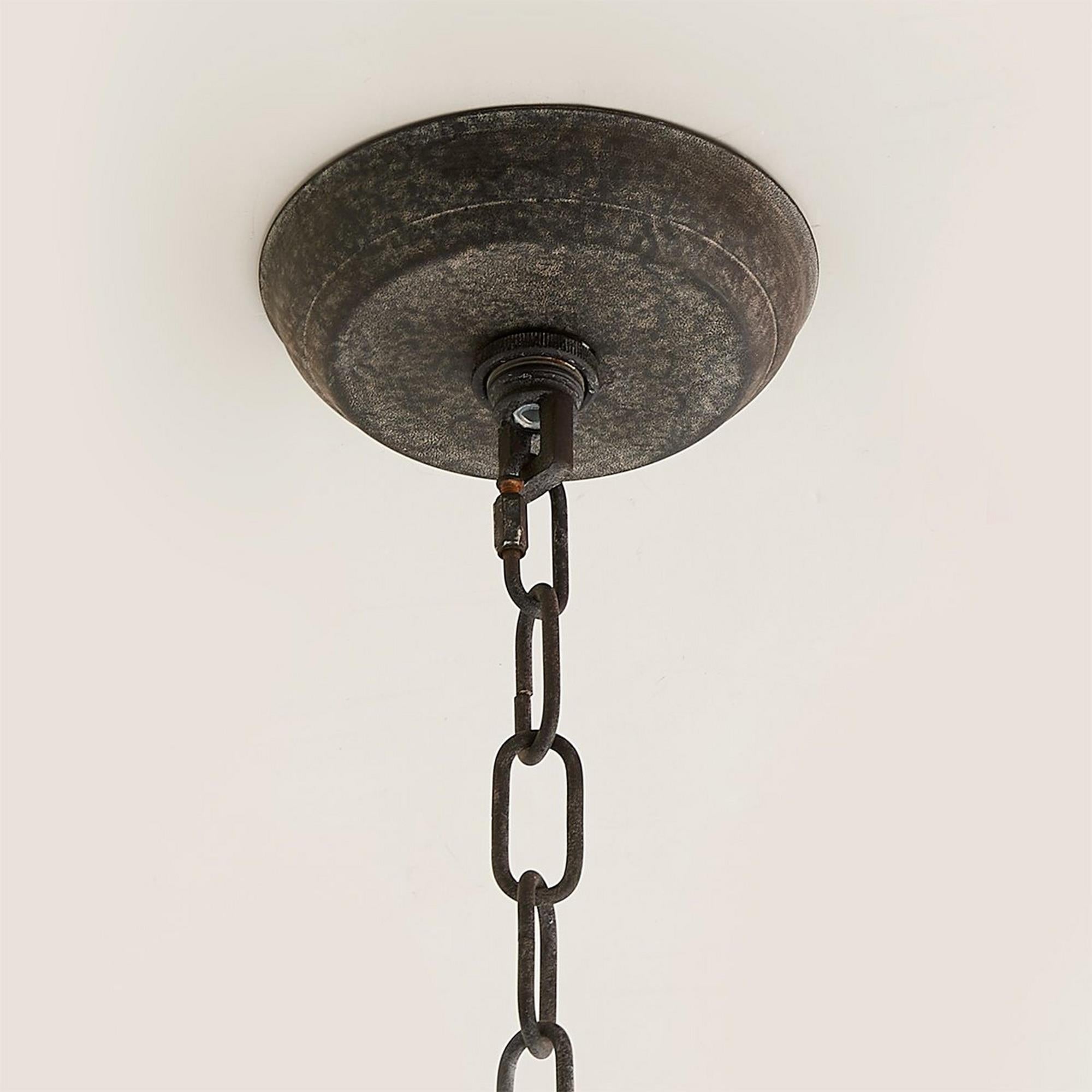 Eirikuvyi Vintage Creativity Metal Wood Lantern Pendant Lamp - Neutralighting
