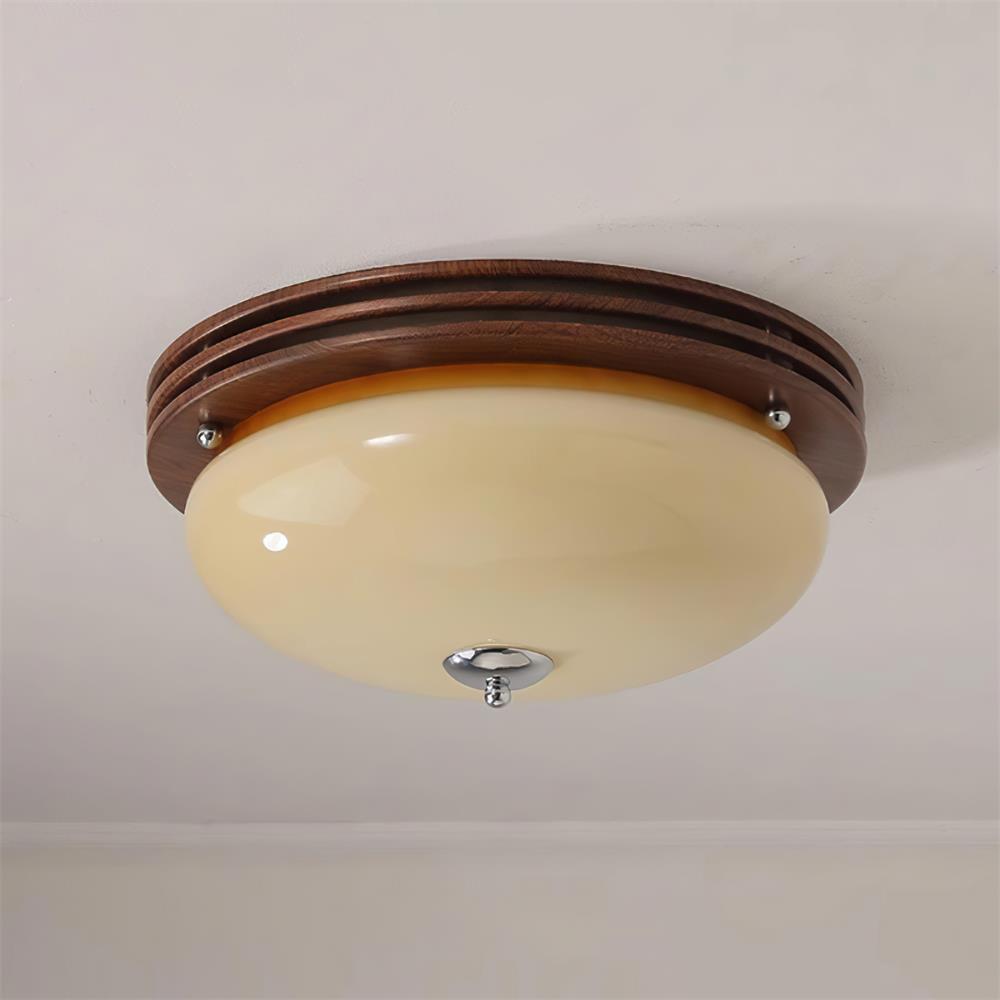 Povio Glass Flush Mount Ceiling Light - Neutralighting