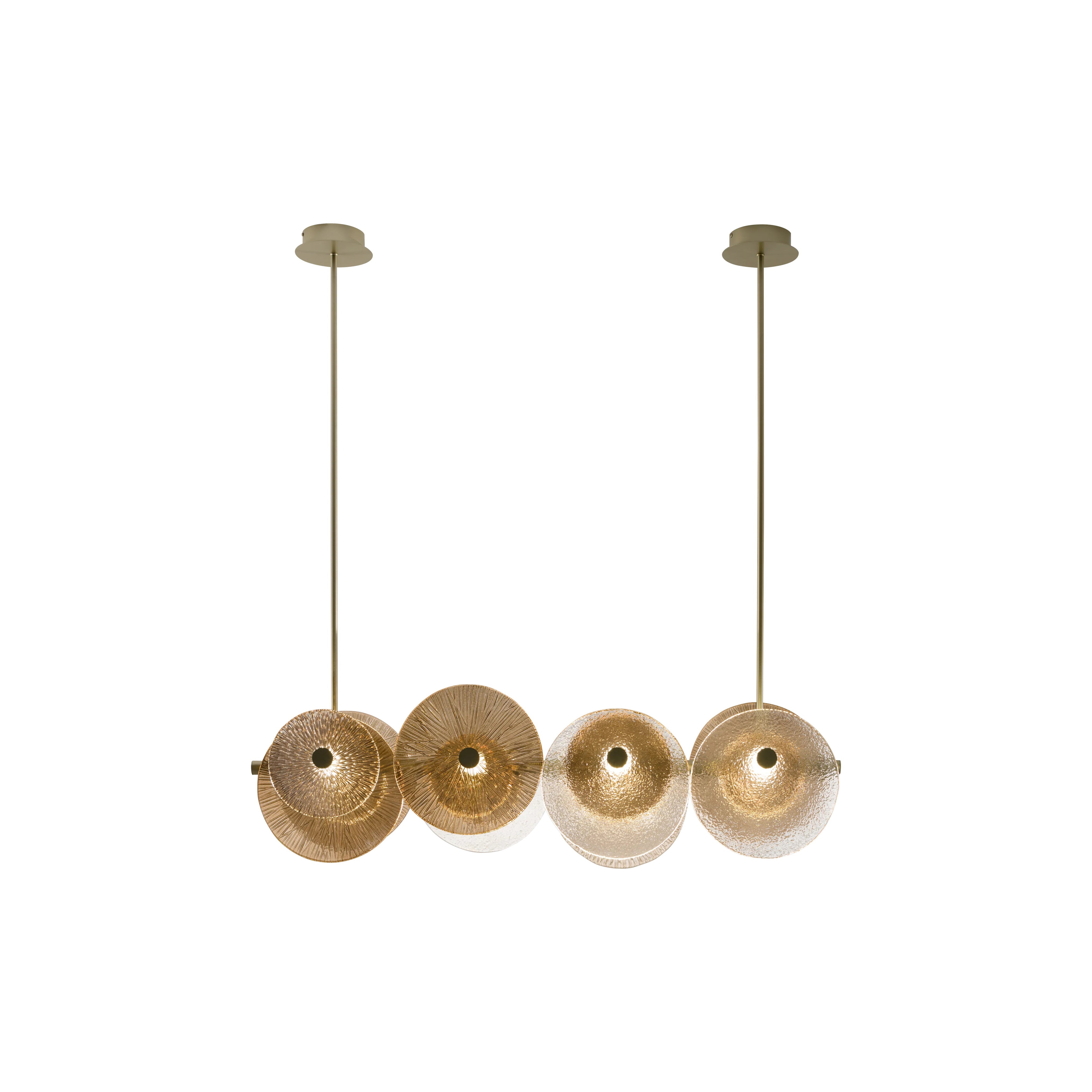 Himinuvyn Nordic Modern Metal Crystal Chandelier - Neutralighting