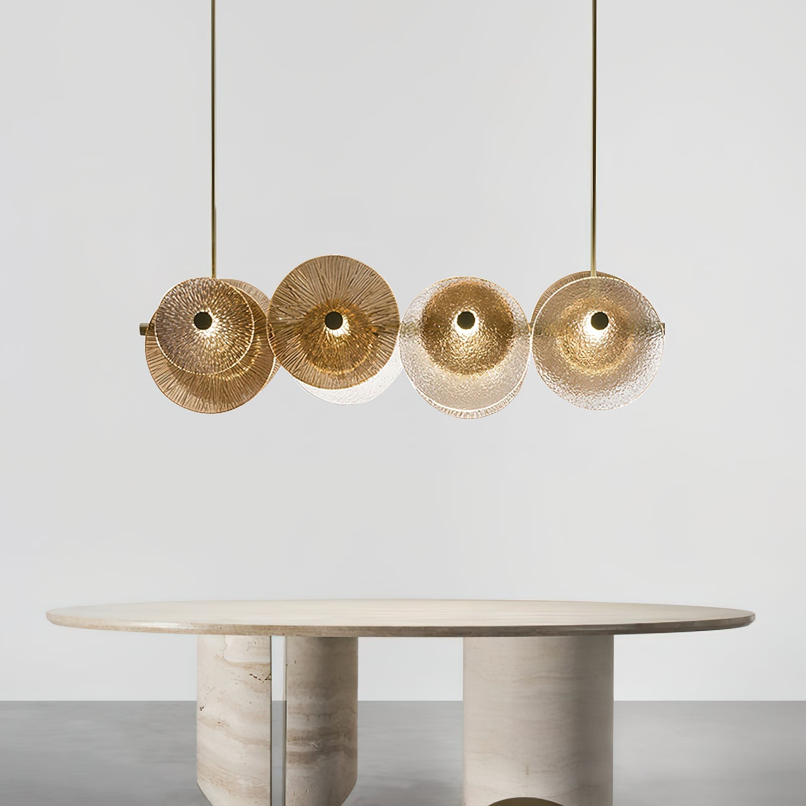 Himinuvyn Nordic Modern Metal Crystal Chandelier - Neutralighting