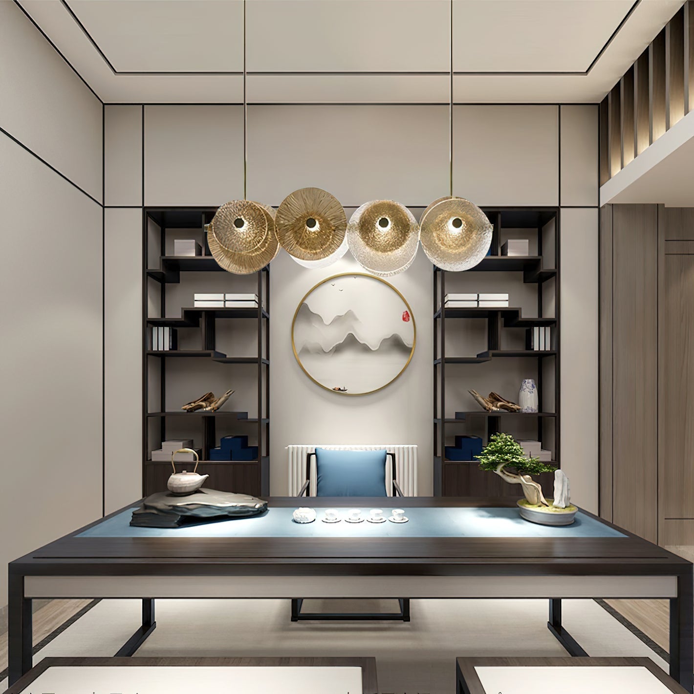 Himinuvyn Nordic Modern Metal Crystal Chandelier - Neutralighting