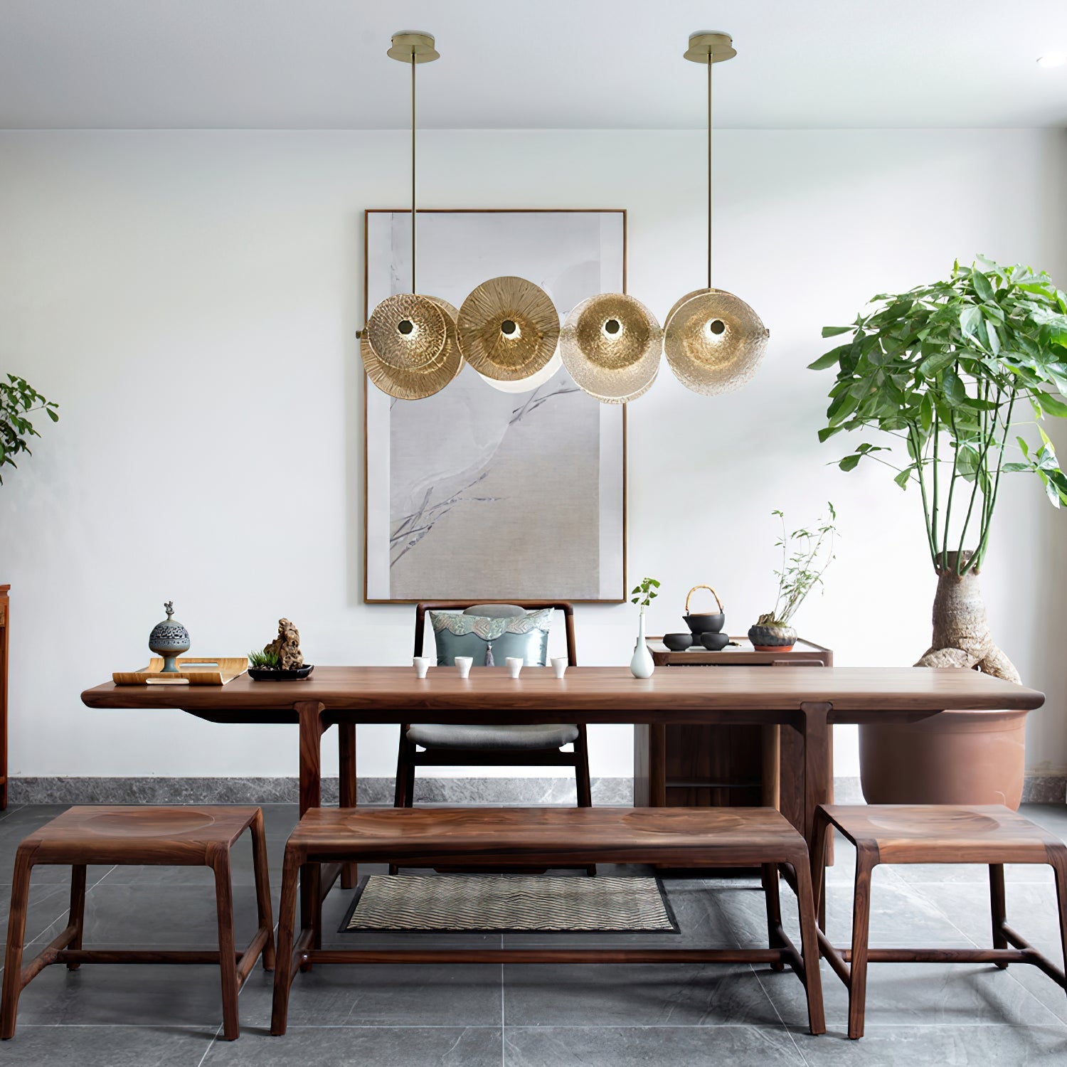 Himinuvyn Nordic Modern Metal Crystal Chandelier - Neutralighting