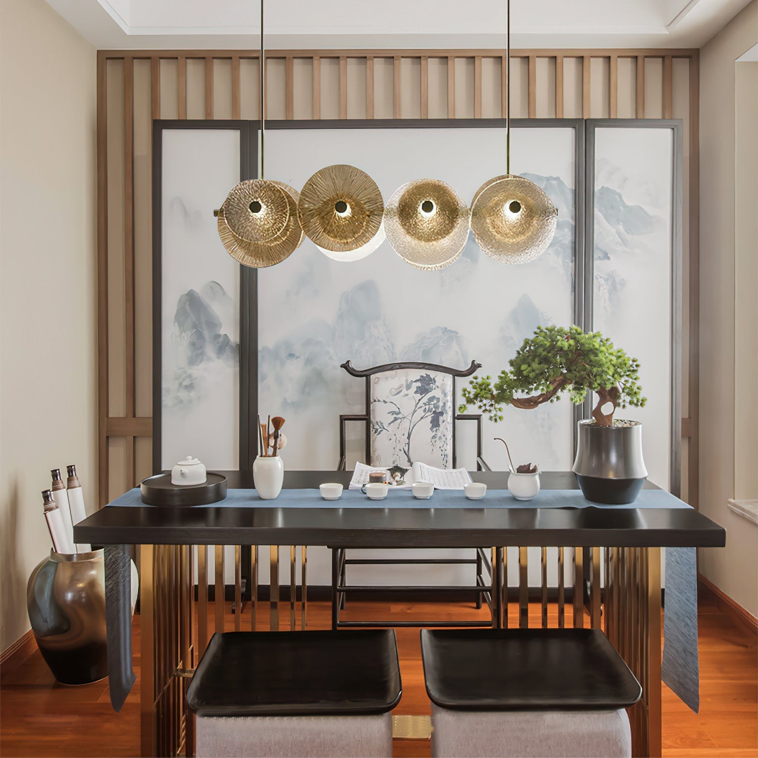 Himinuvyn Nordic Modern Metal Crystal Chandelier - Neutralighting